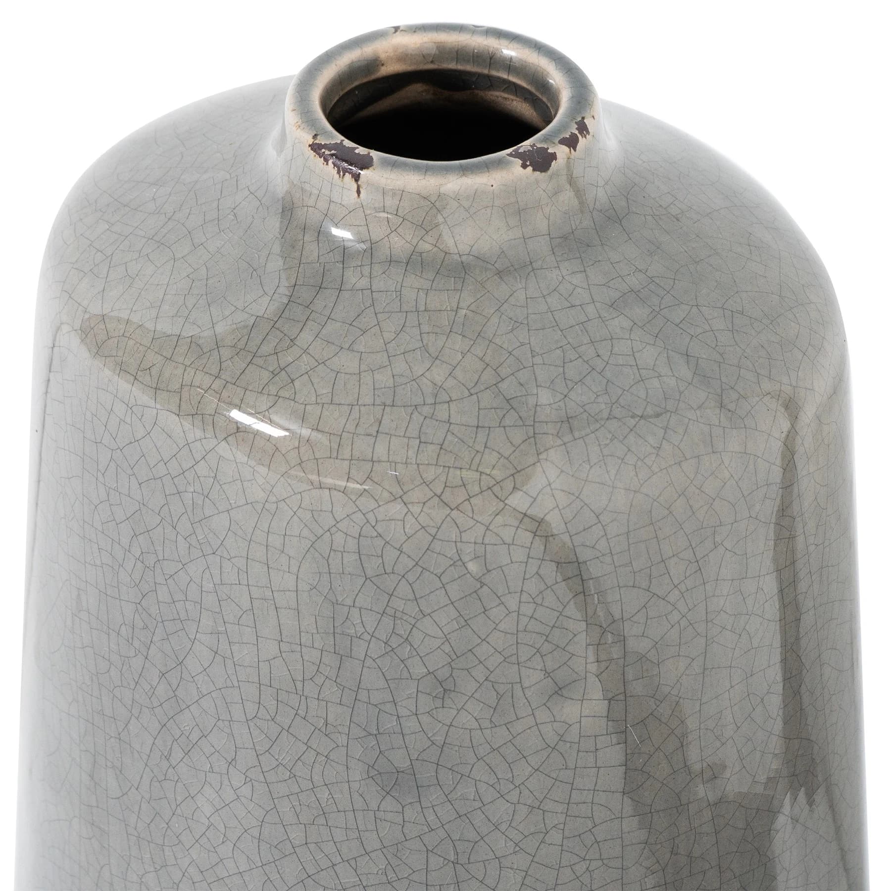 Garda Grey Glazed Liv Vase - Vases, photo 3 of 3