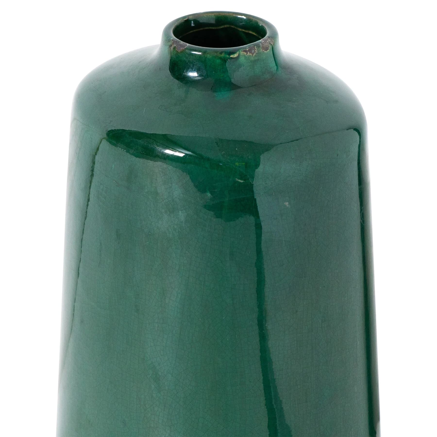 Garda Emerald Glazed Liv Vase - Vases, photo 2 of 3