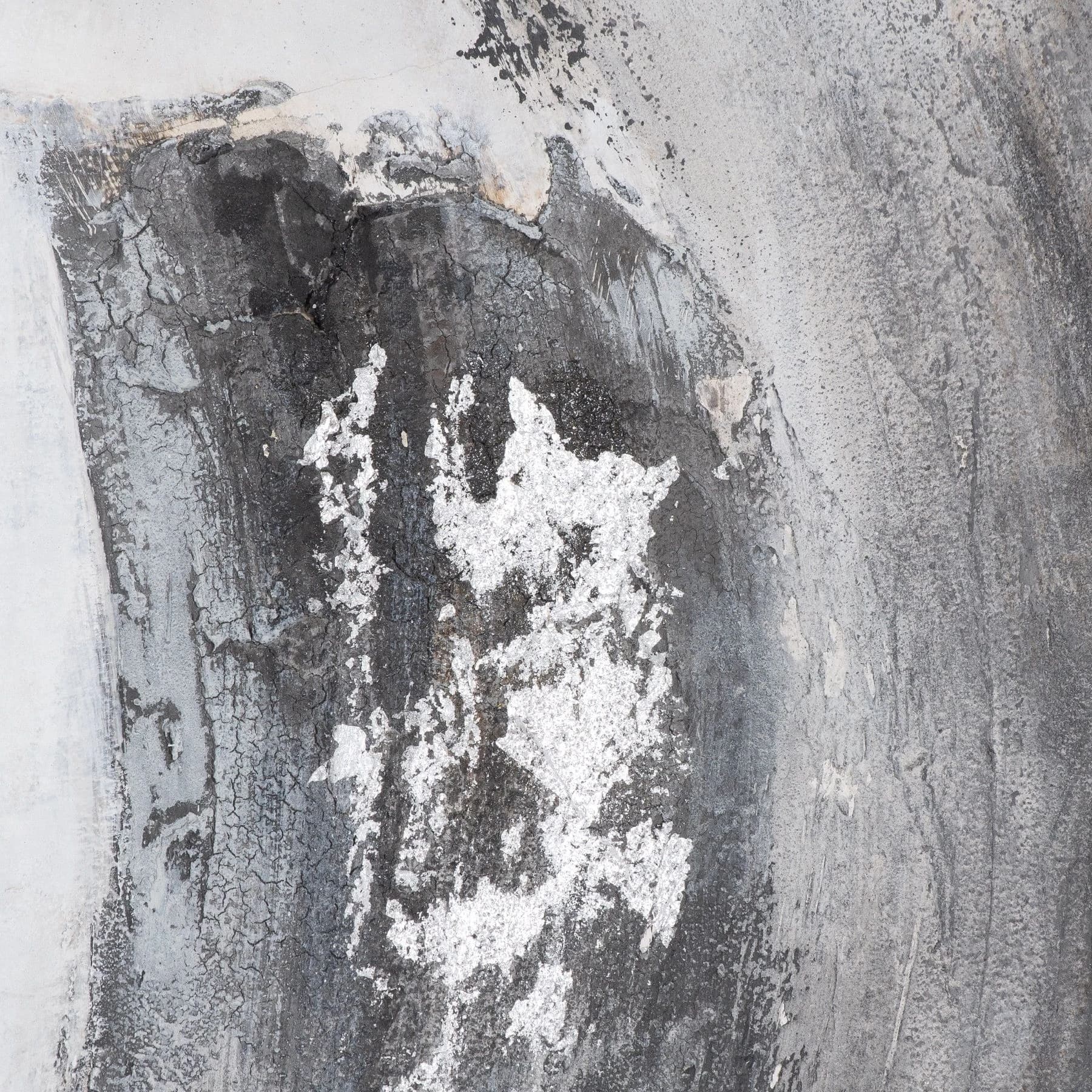 Galaxy Silver And Grey Hand Painted Canvas - Wall art & frames, photo 3 of 5