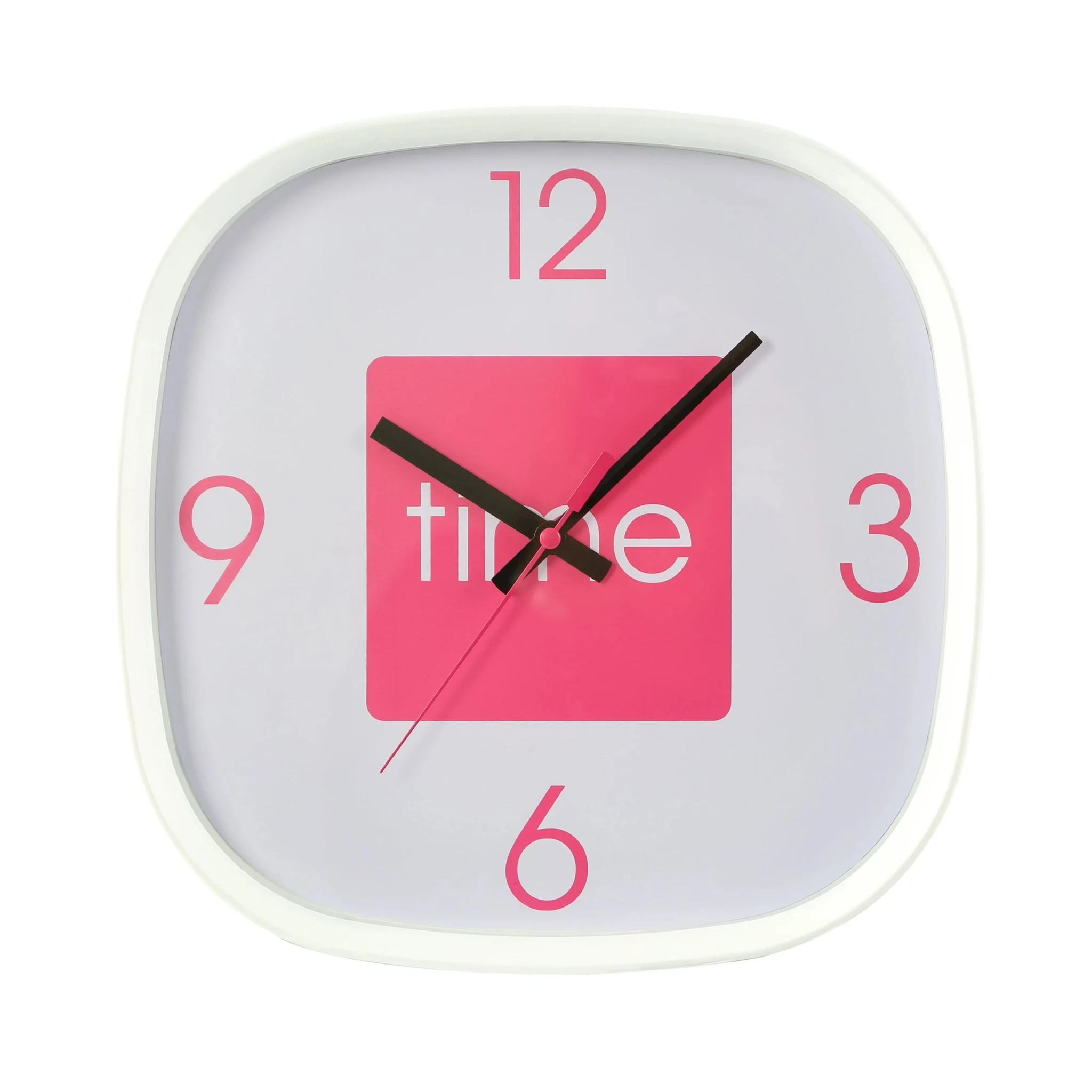 Arco Hot Pink Wall Clock - Decorative, photo 2 of 2