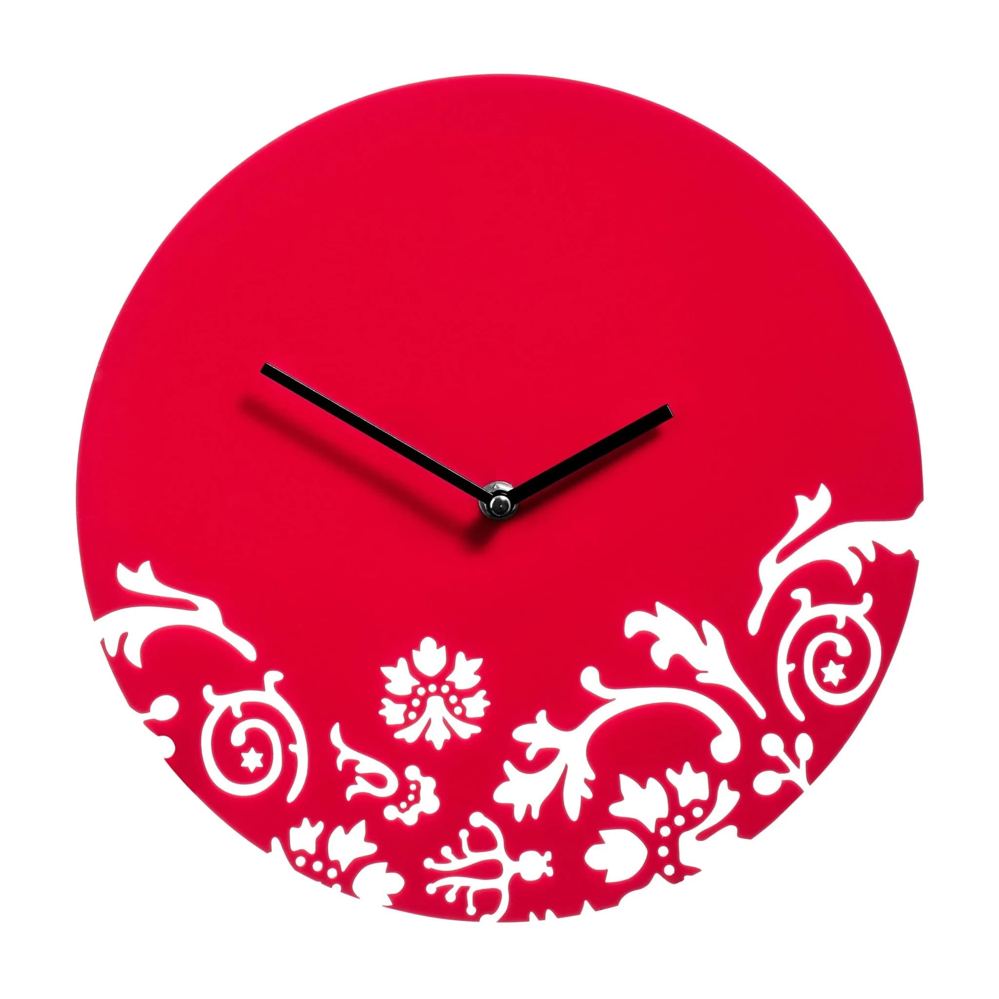 Issak 30cm Dia Red Wall Clock - Decorative, photo 2 of 2