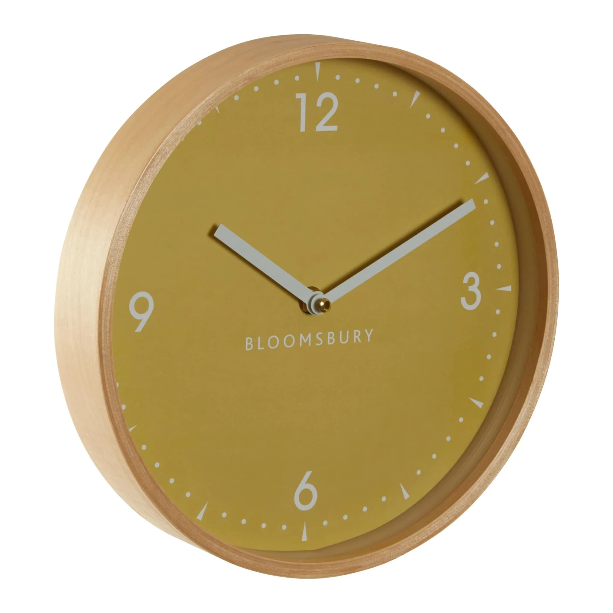 Vitus Small Yellow Wall Clock - Decorative, photo 2 of 3