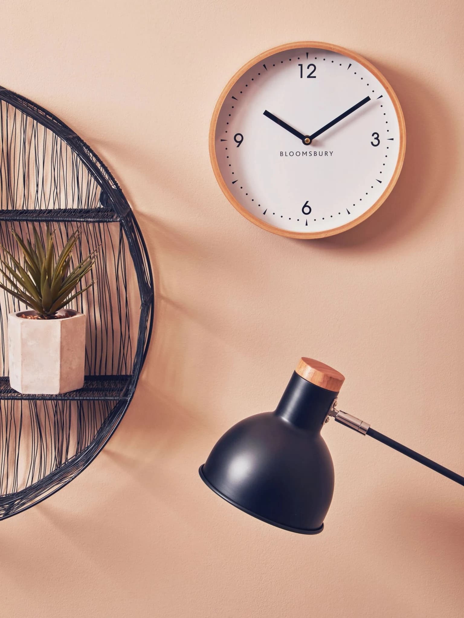 Vitus Small White Wall Clock - Decorative, photo 3 of 5