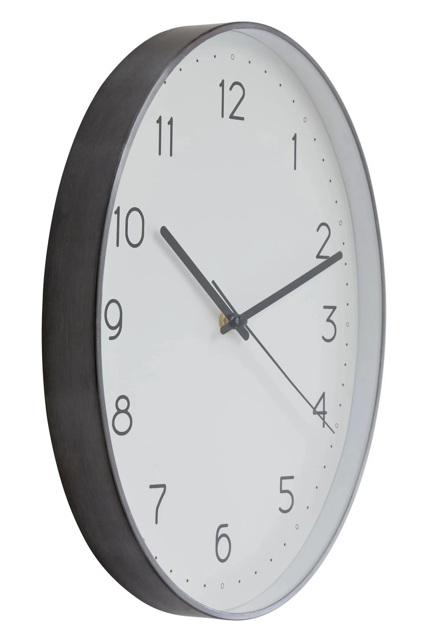 Elko Oval Wall Clock with Dark Grey Finish - Decorative, photo 4 of 5