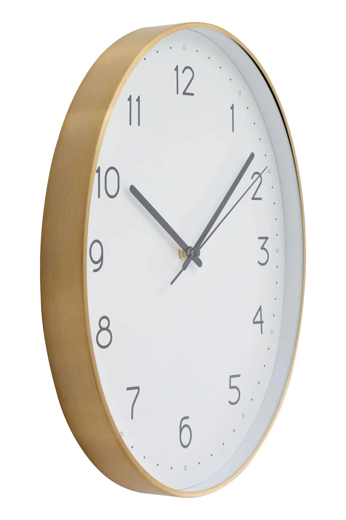 Elko Oval Wall Clock with Gold Finish - Decorative, photo 2 of 3