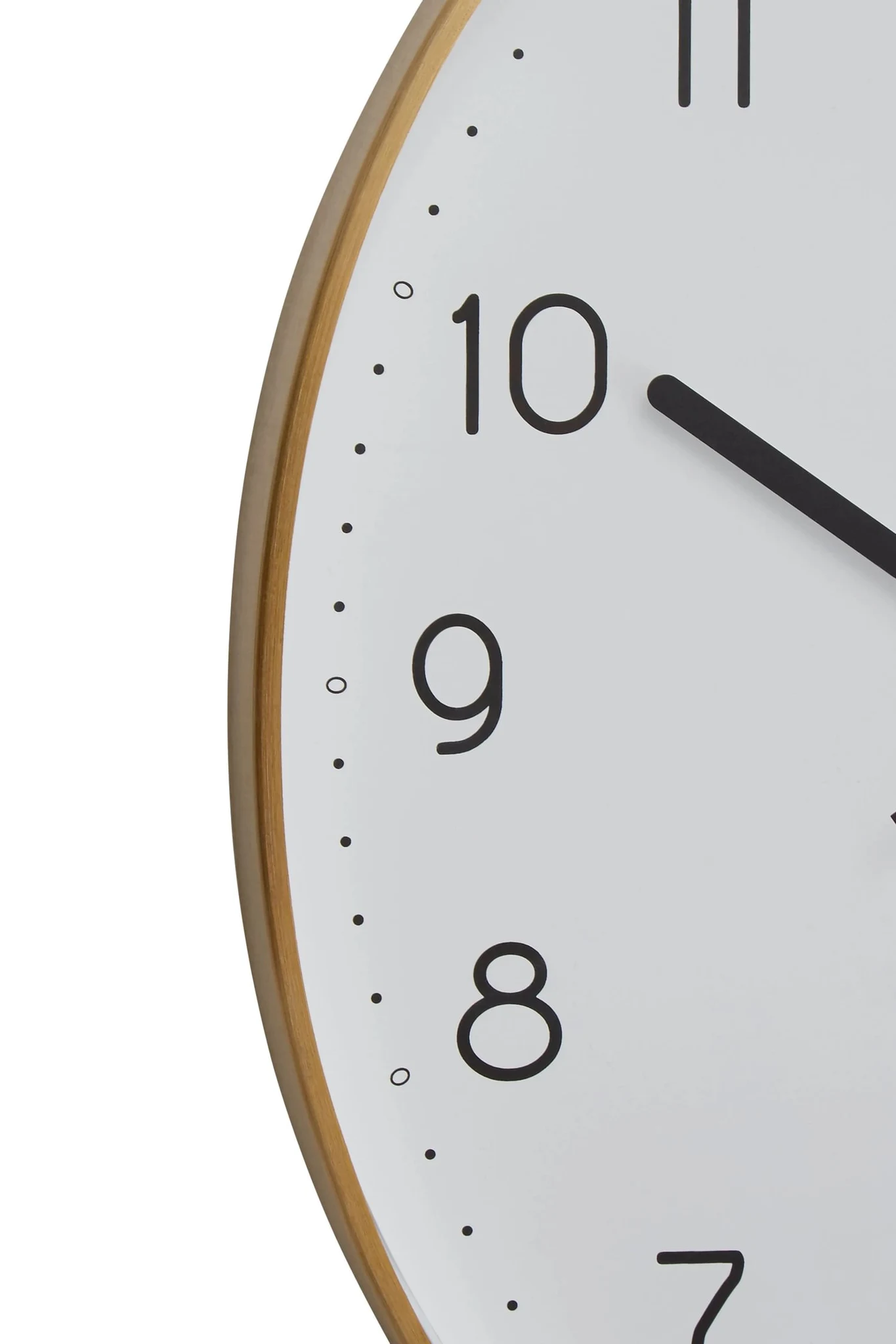 Elko Oval Wall Clock with Gold Finish - Decorative, photo 3 of 3