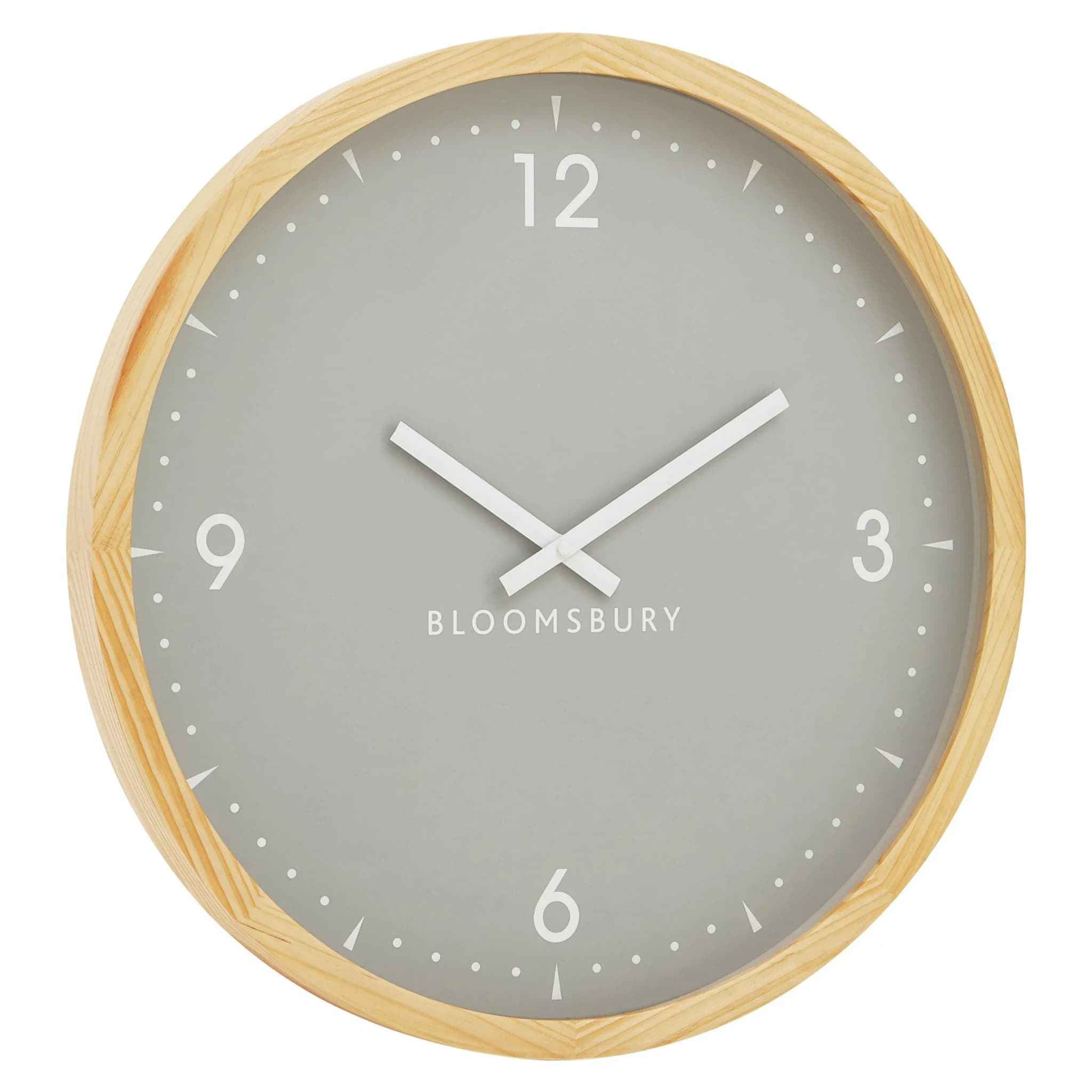 Vitus 50cm Dia Grey Wall Clock - Decorative, photo 5 of 8