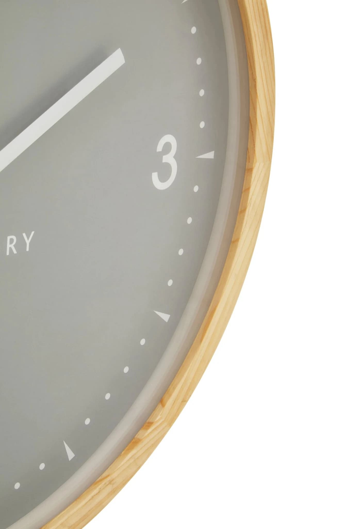 Vitus 50cm Dia Grey Wall Clock - Decorative, photo 7 of 8
