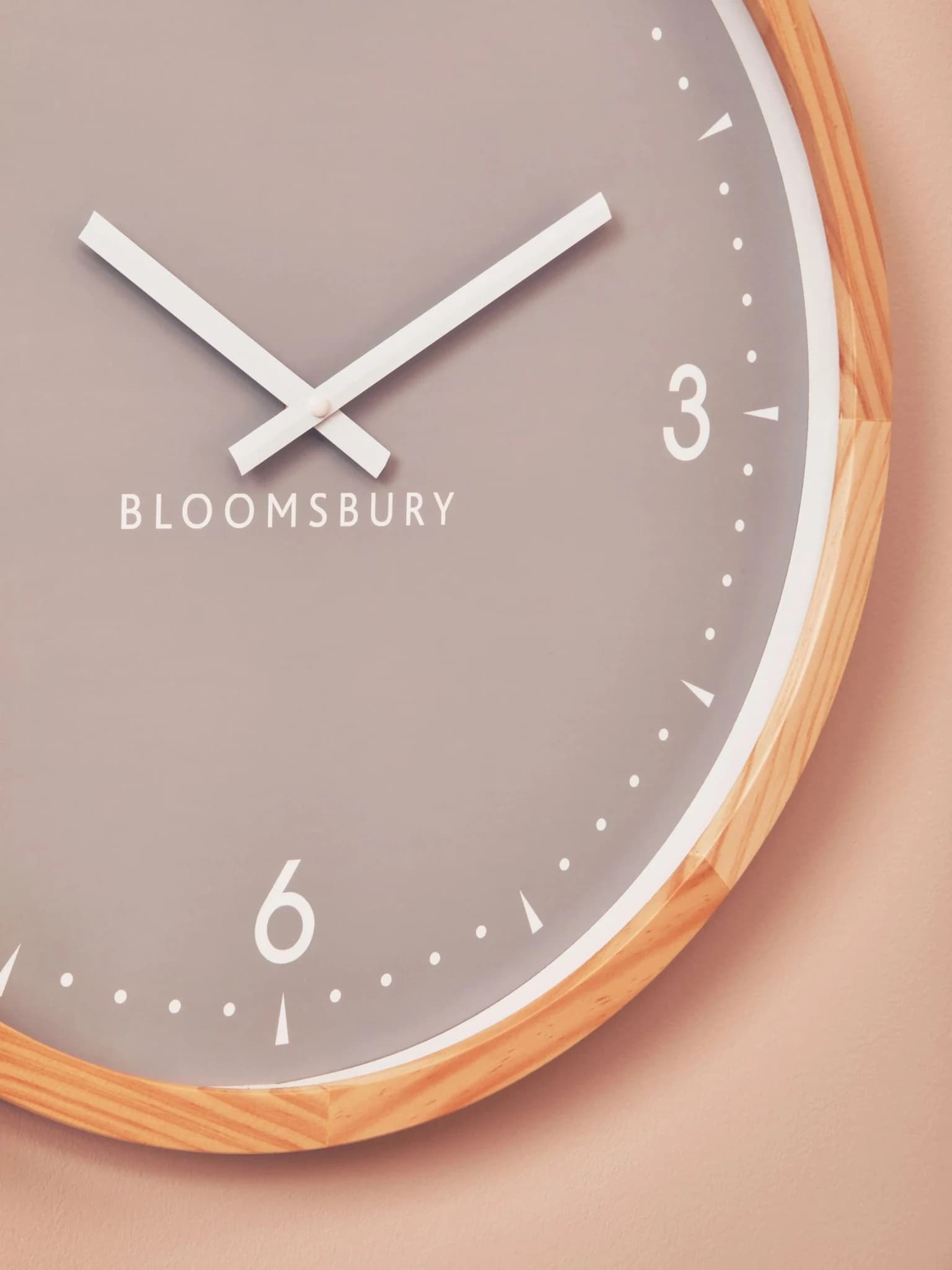Vitus 50cm Dia Grey Wall Clock - Decorative, photo 2 of 8