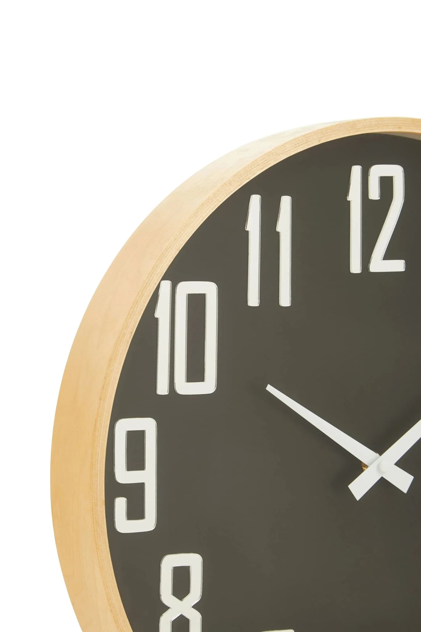 Vitus 30cm Dia Black Wall Clock - Decorative, photo 7 of 7