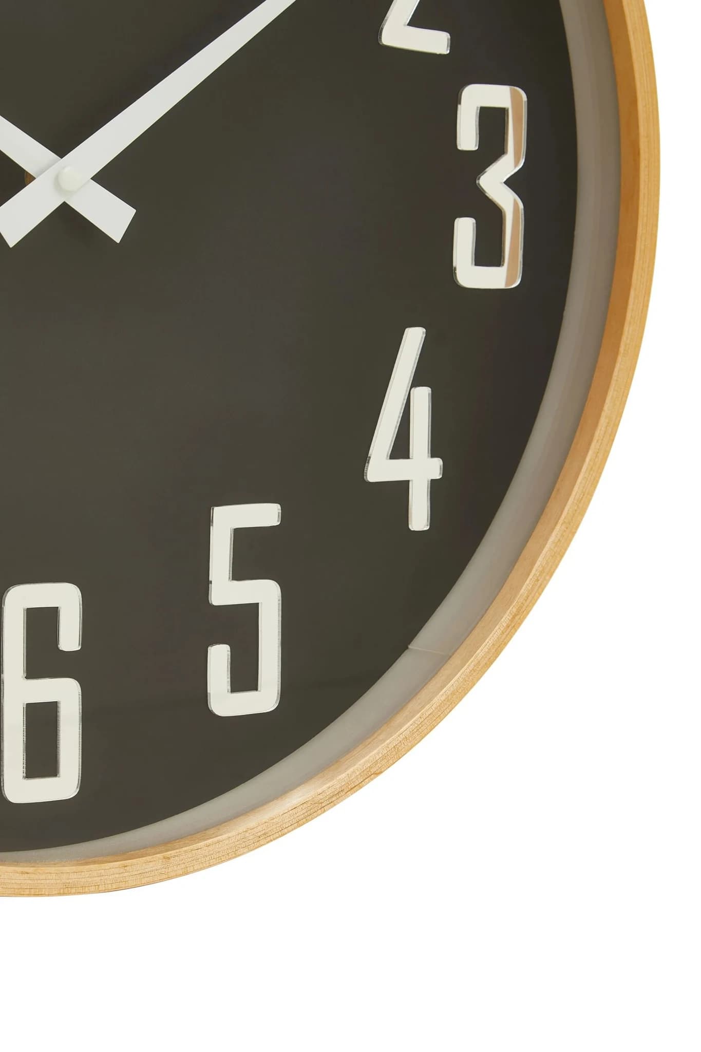 Vitus 30cm Dia Black Wall Clock - Decorative, photo 6 of 7