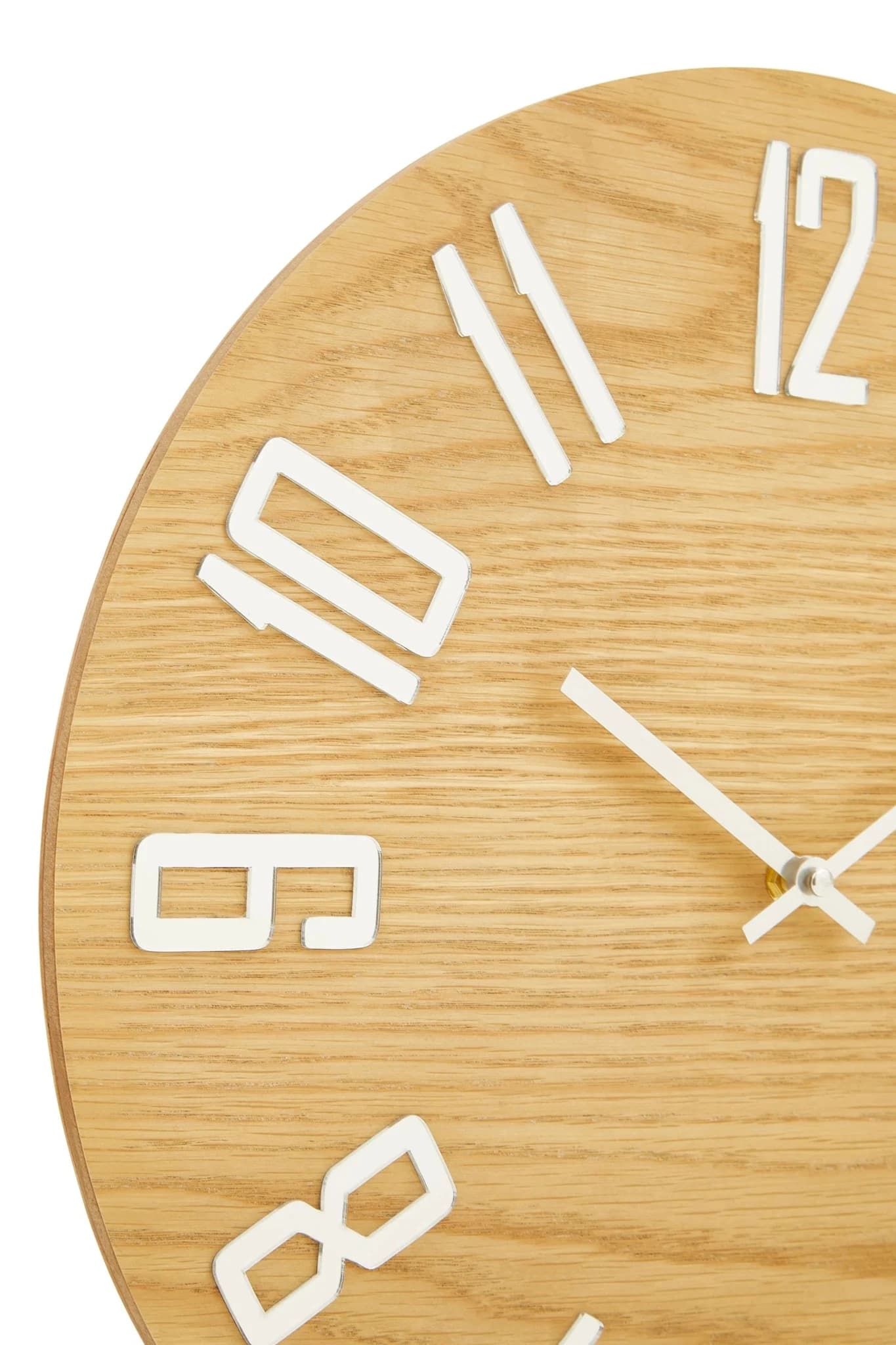 Vitus 40cm Dia Natural Wood Effect Wall Clock - Decorative, photo 6 of 6