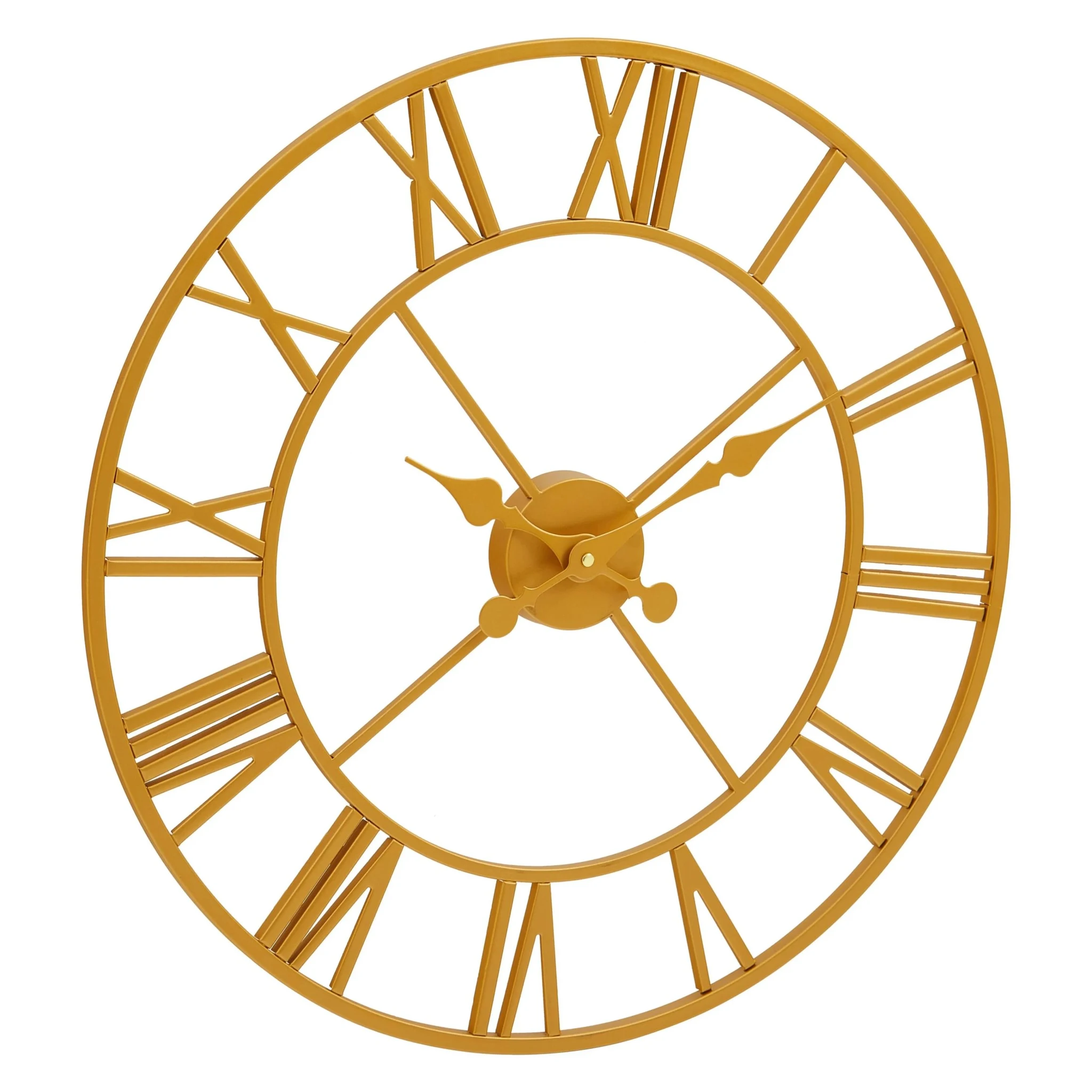 Vitus 56cm Dia Gold Finish Wall Clock - Decorative, photo 5 of 8