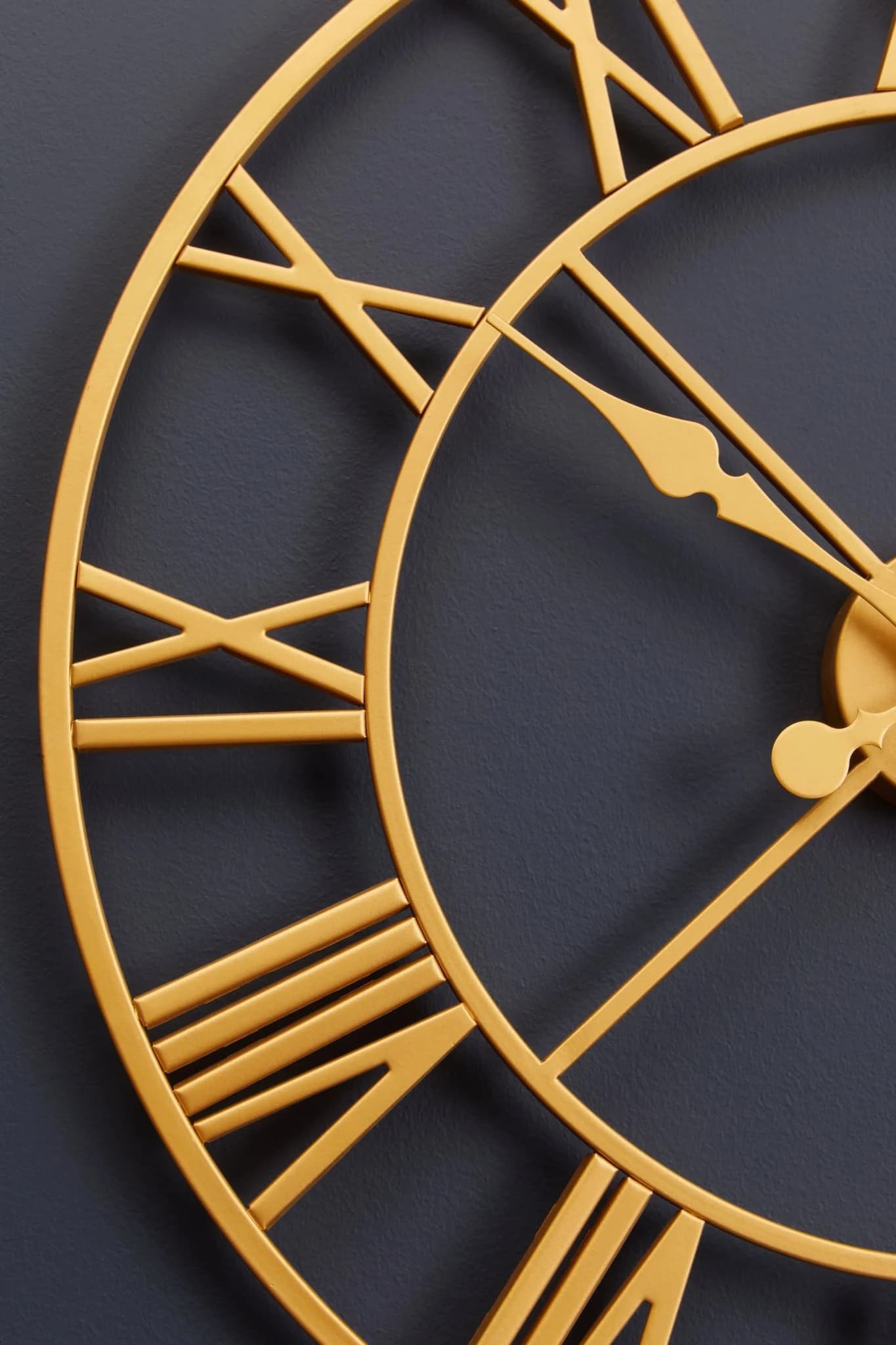 Vitus 56cm Dia Gold Finish Wall Clock - Decorative, photo 3 of 8