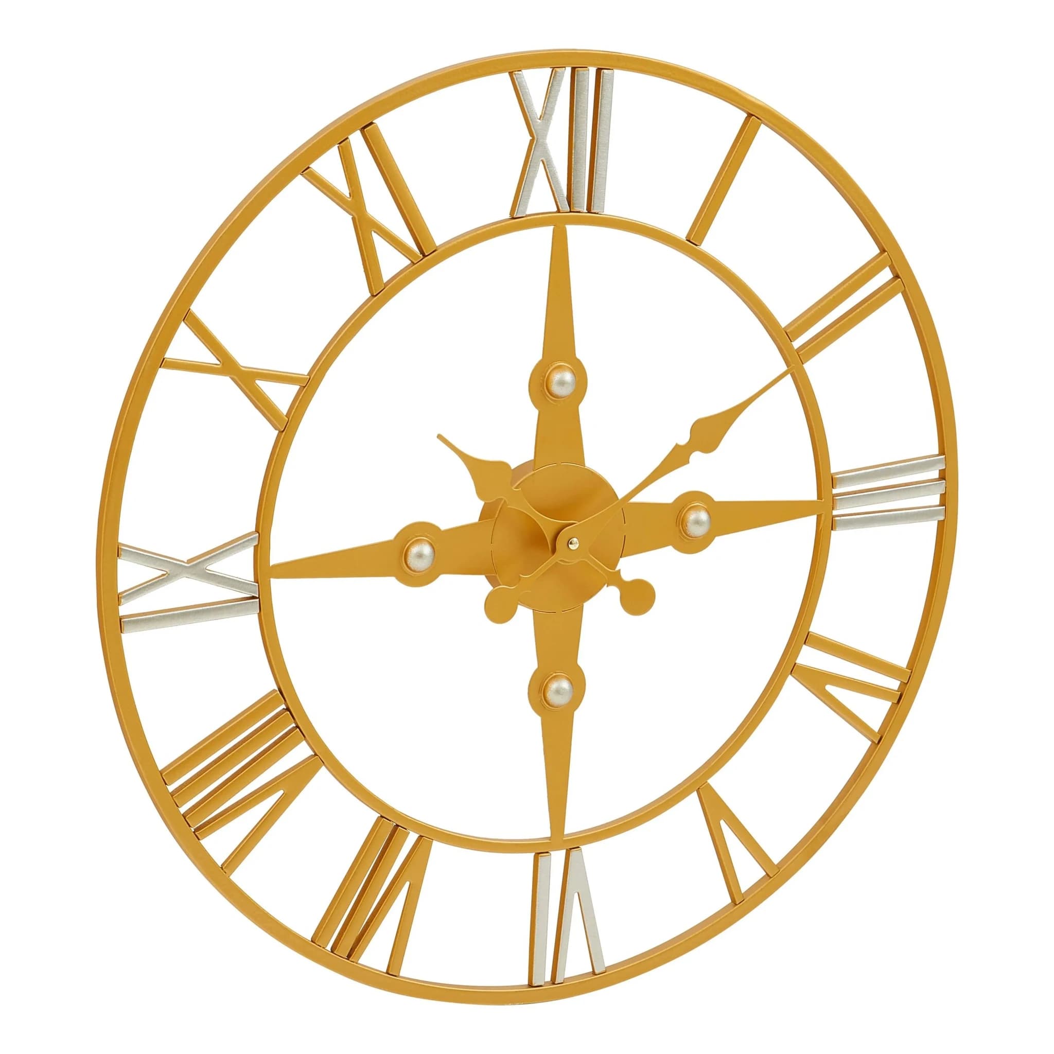 Vitus Gold and Silver Wall Clock - Decorative, photo 5 of 8