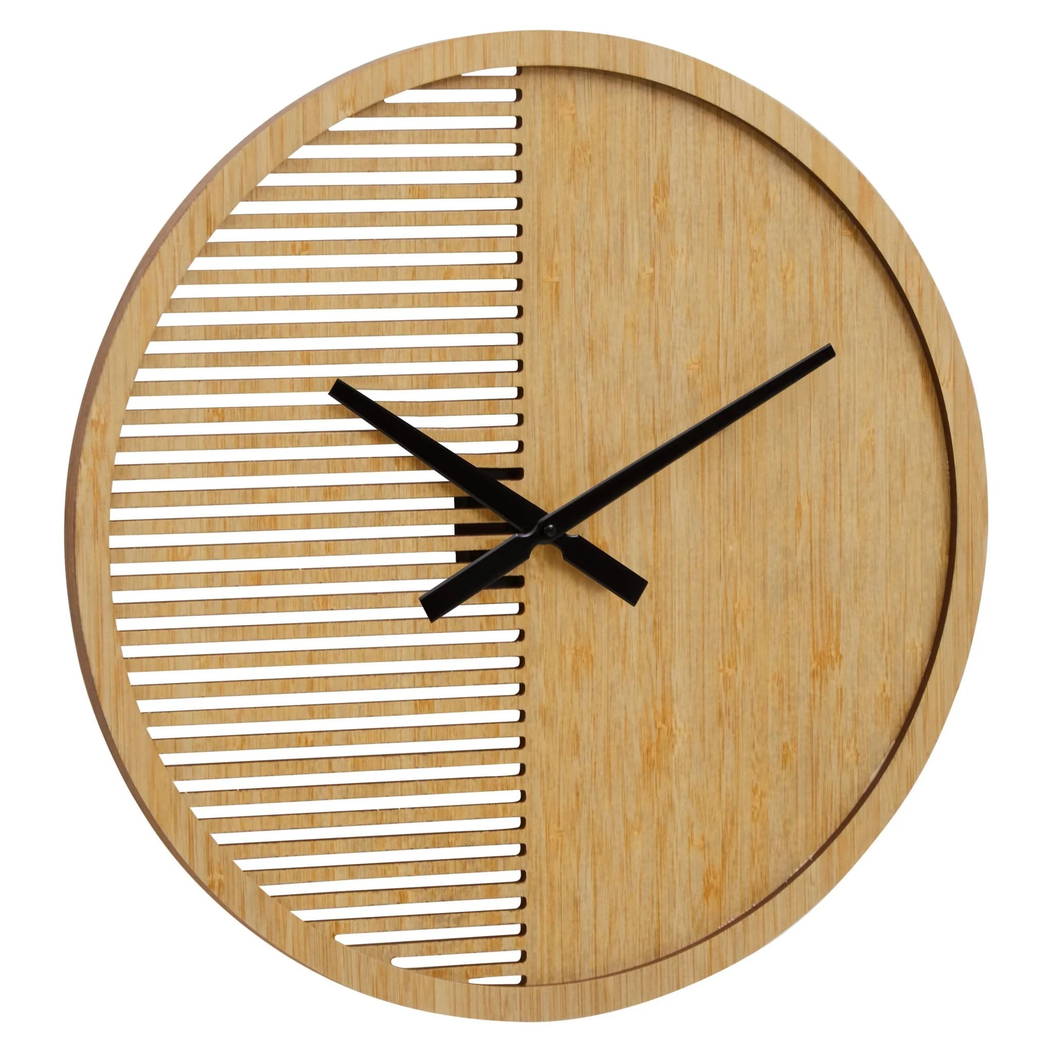 Vitus 60cm Dia Large Wooden Wall Clock - Decorative, photo 8 of 8