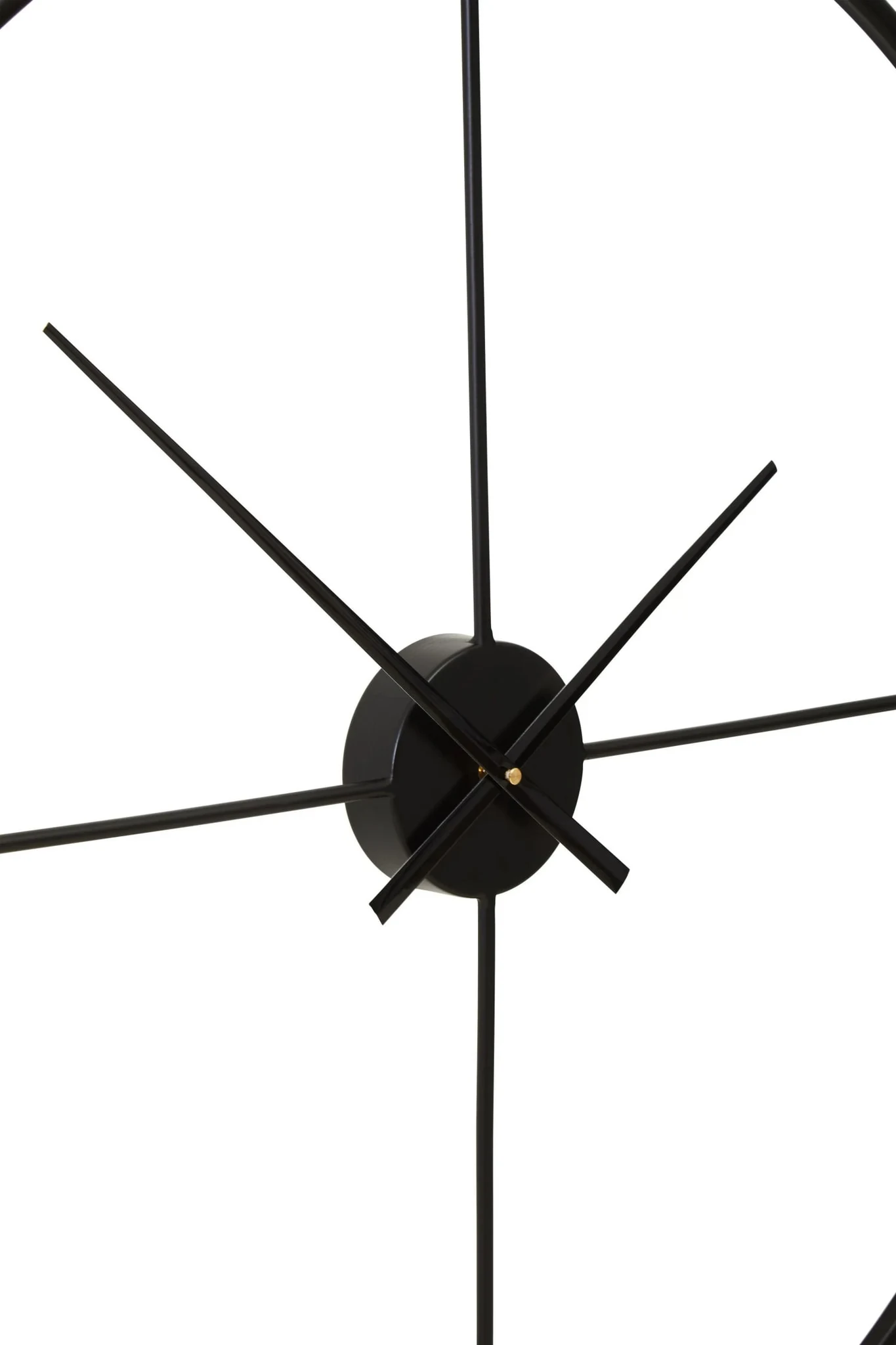 Trinity 105cm Dia Black Finish Wall Clock - Decorative, photo 5 of 5