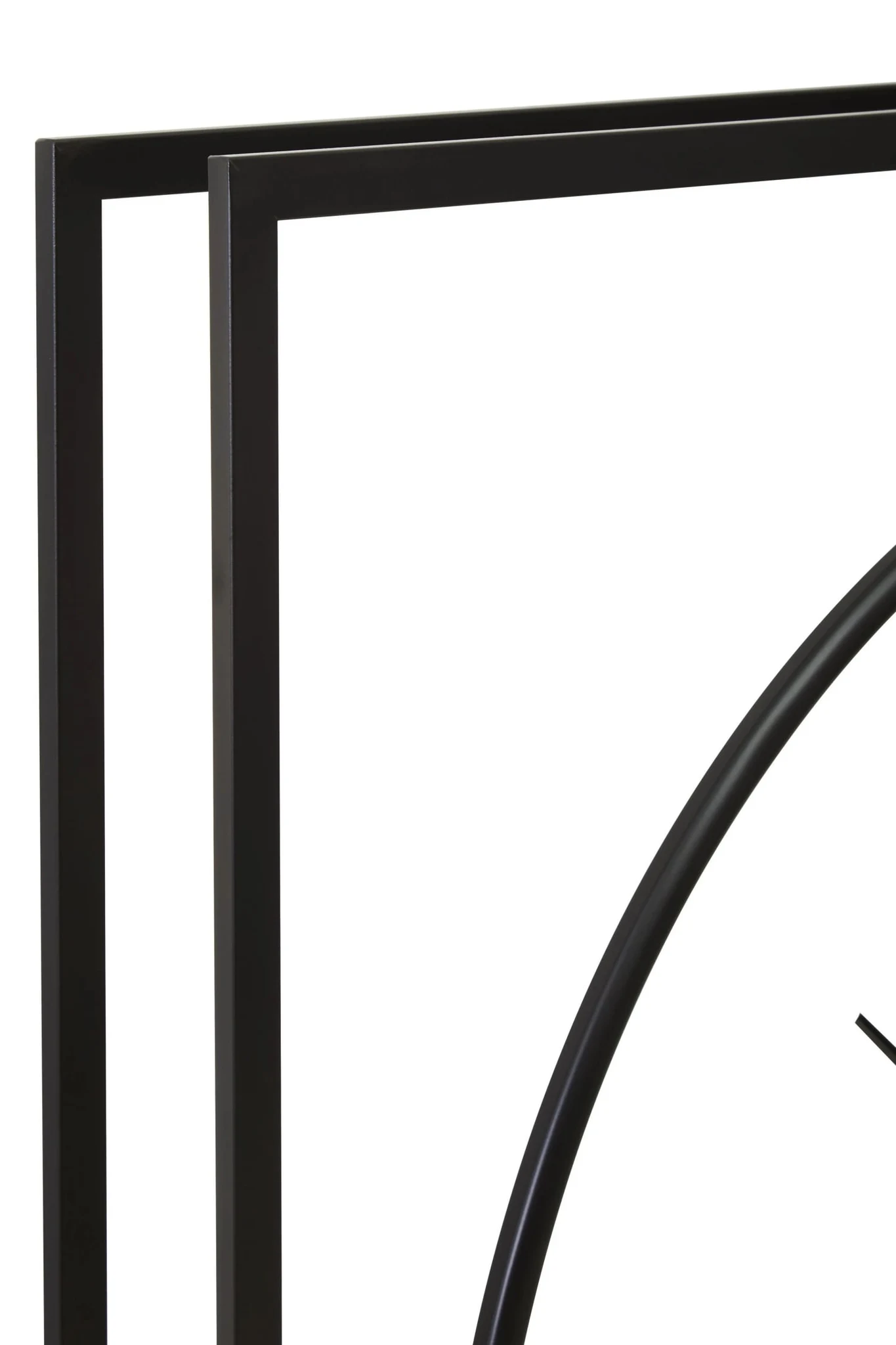 Trinity 105cm Dia Black Finish Wall Clock - Decorative, photo 4 of 5