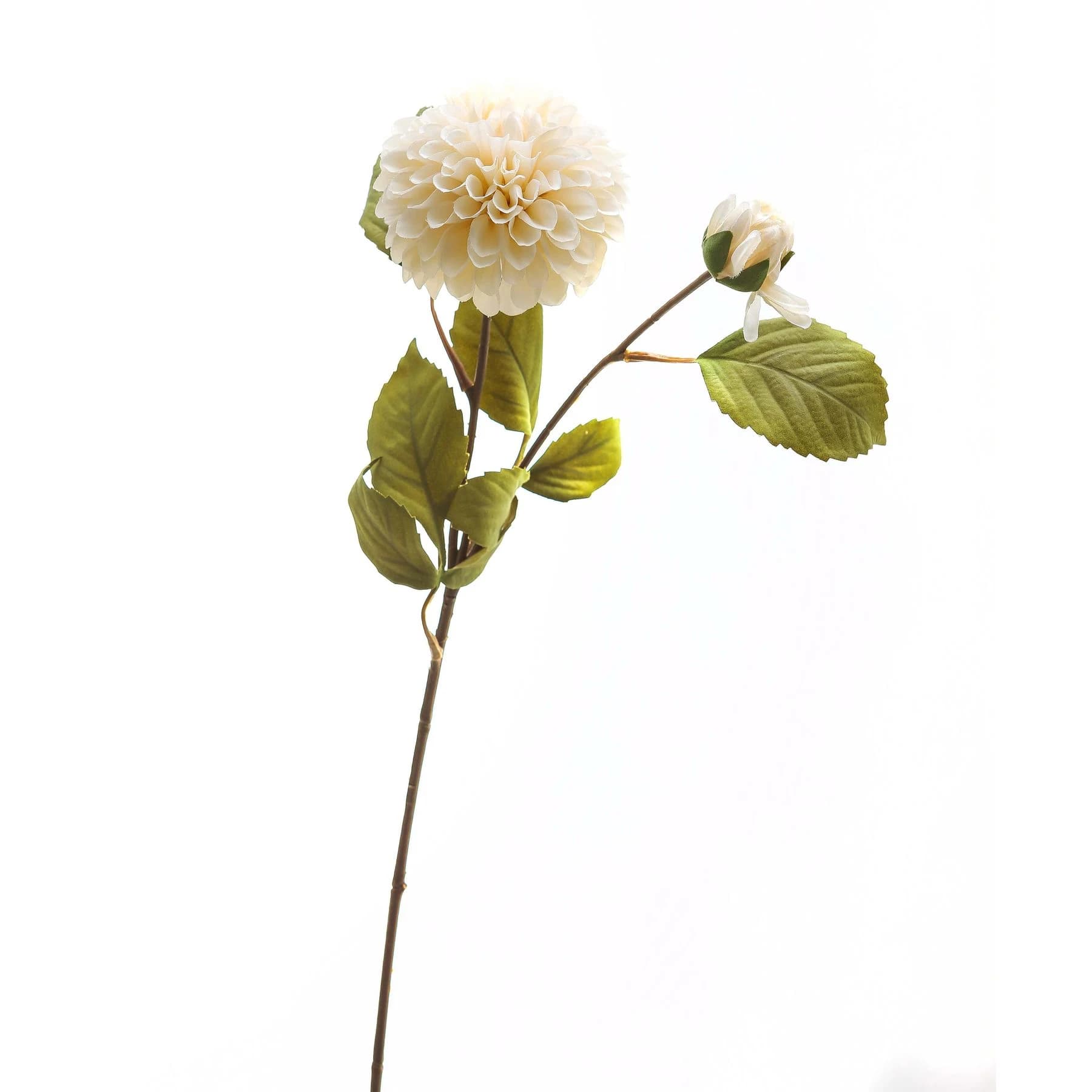 White Dahlia Stem — Pack of 5 - Artificial plants & flowers, photo 2 of 5