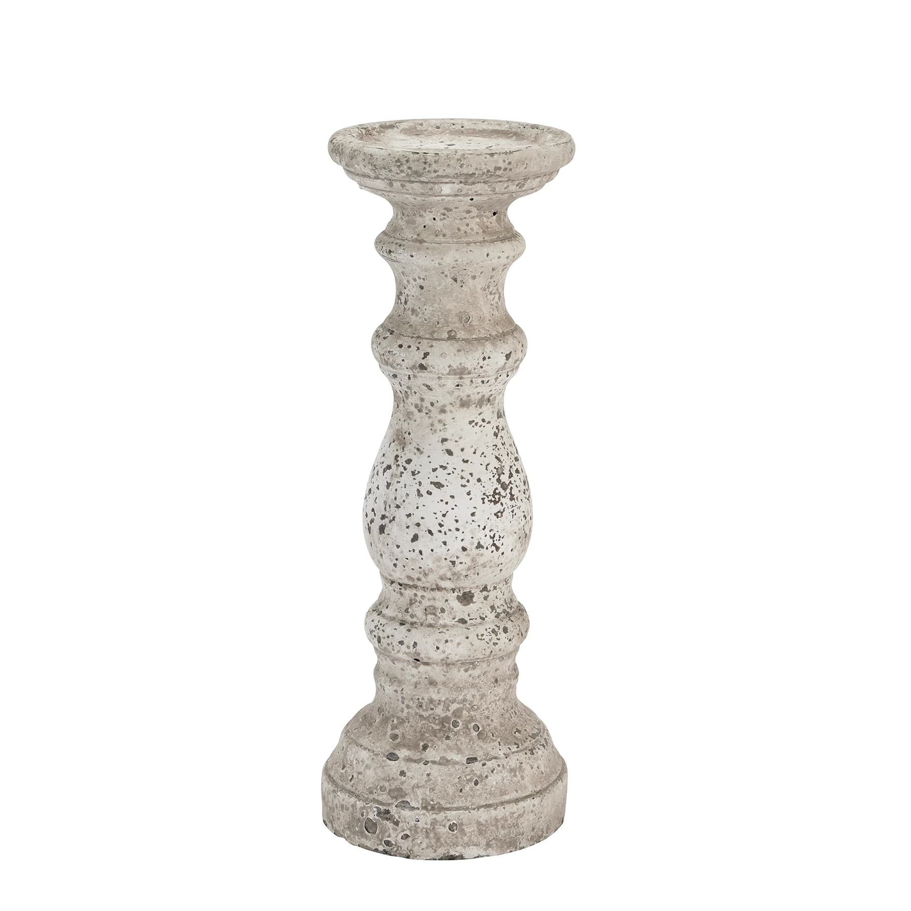 Small Stone Ceramic Column Candle Holder - Candles, photo 2 of 4