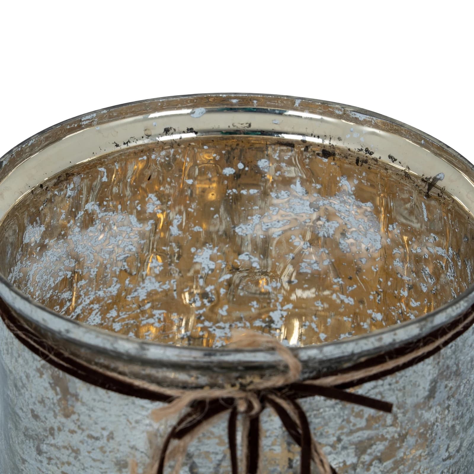 Mercury Hammered Heart Large Candle Holder - Candles, photo 3 of 6