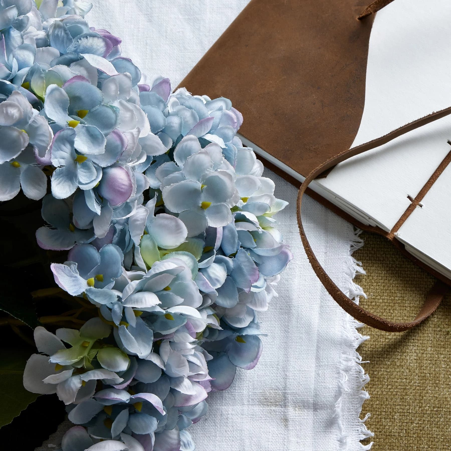 Blue Hydrangea Bunch — Pack of 3 - Artificial plants & flowers, photo 2 of 5