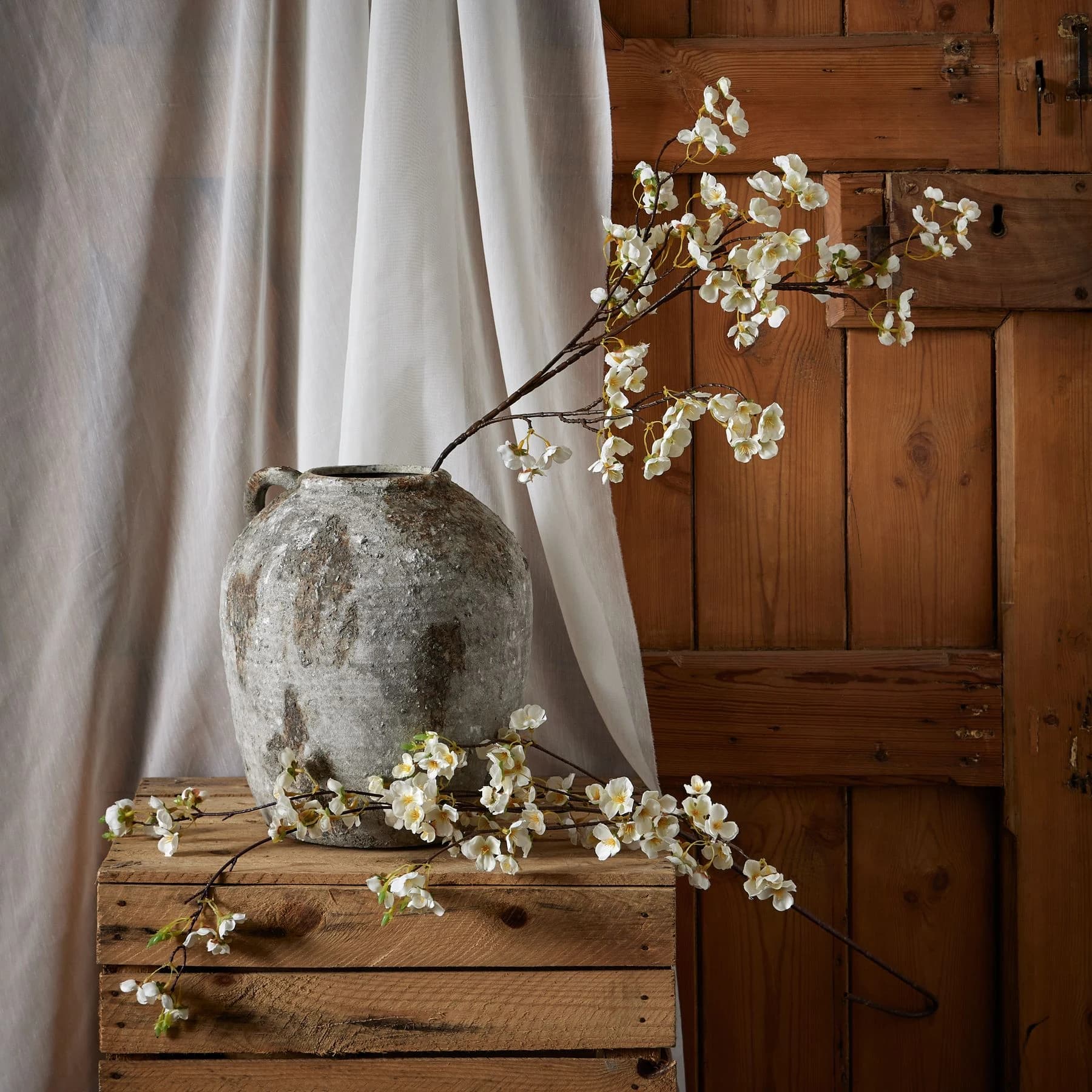 White Japanese Blossom — Pack of 5 - Artificial plants & flowers, photo 3 of 5