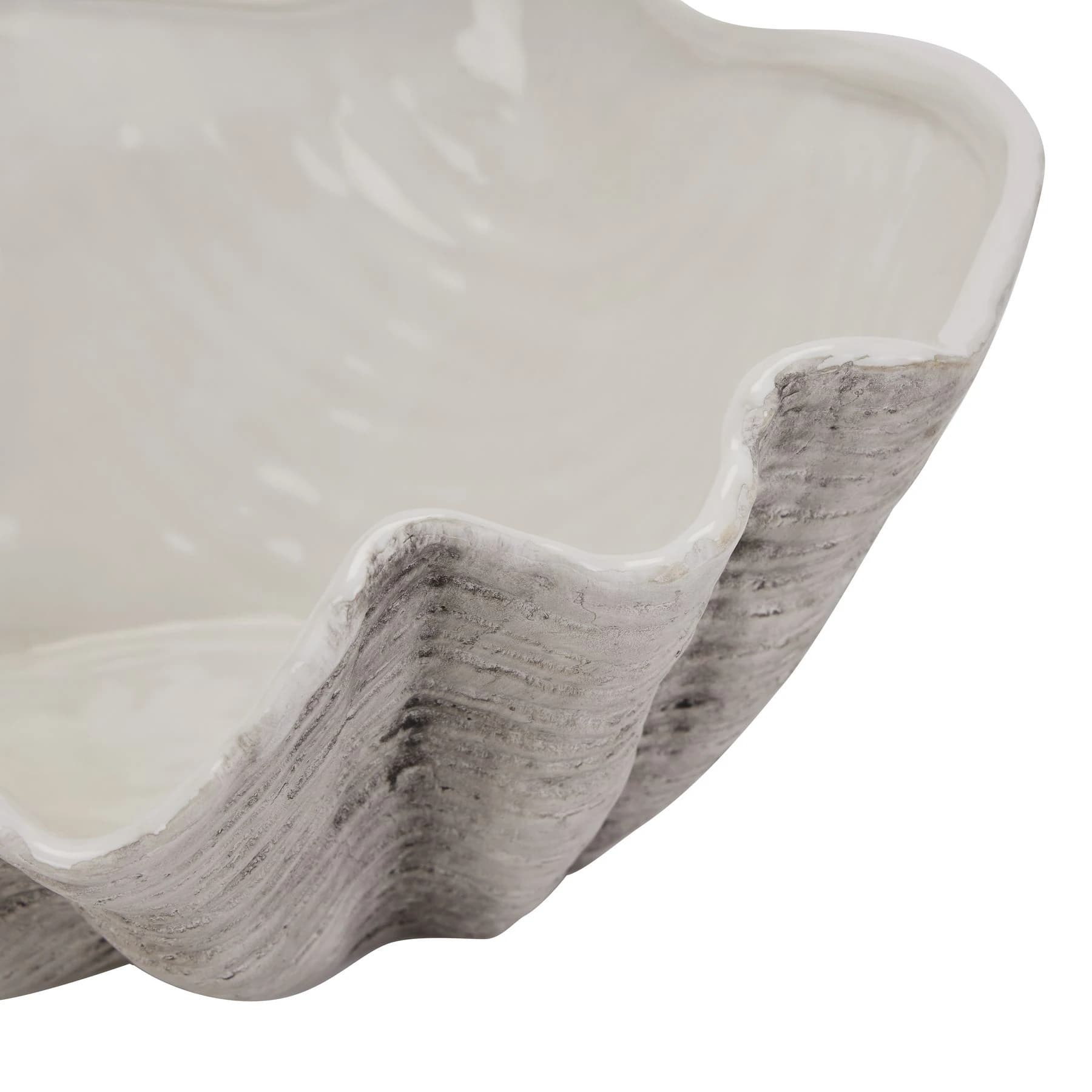 Large Ceramic Adele Shell Bowl - Vases, photo 3 of 6