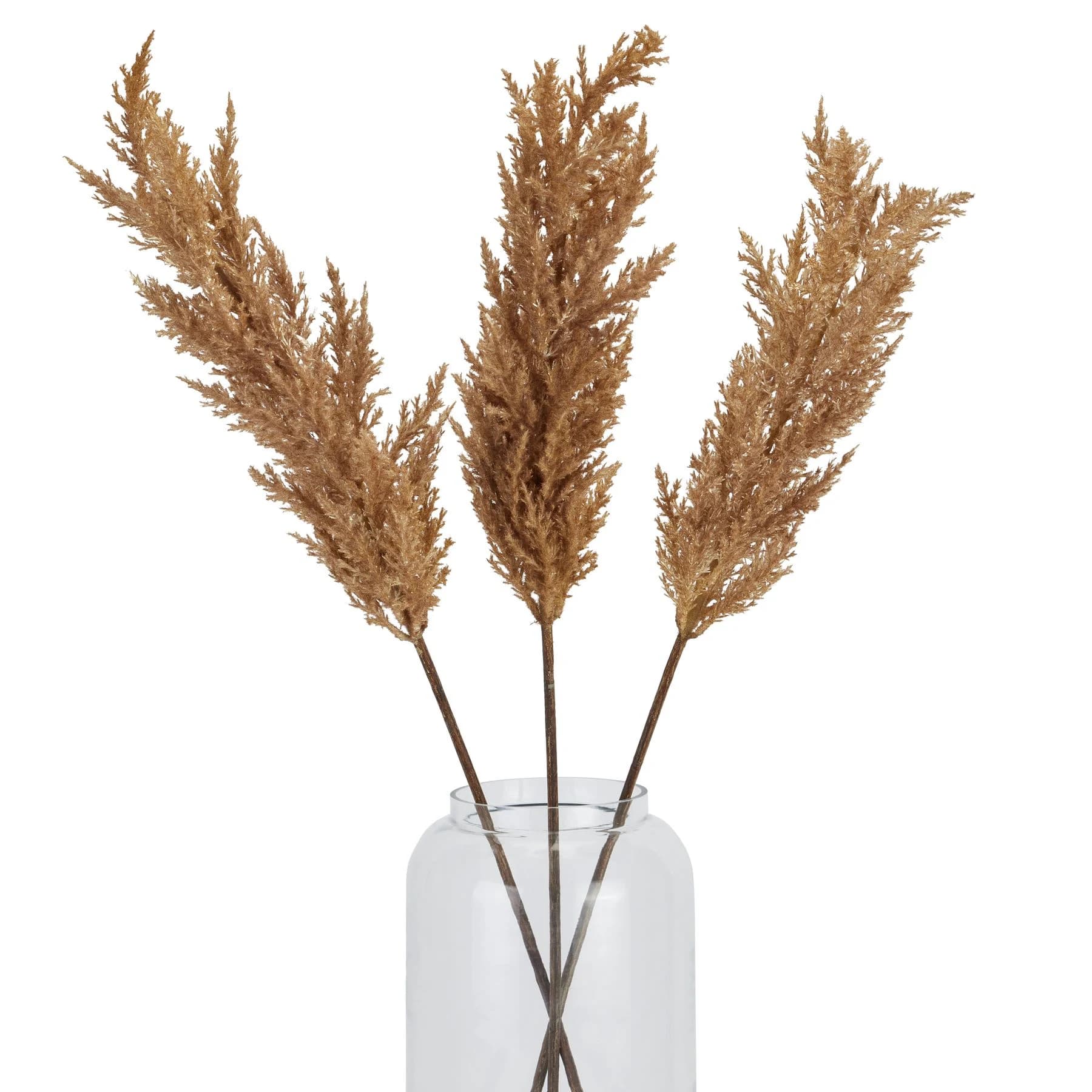 Taupe Faux Dried Pampas Grass Stem — Pack of 5 - Artificial plants & flowers, photo 4 of 4