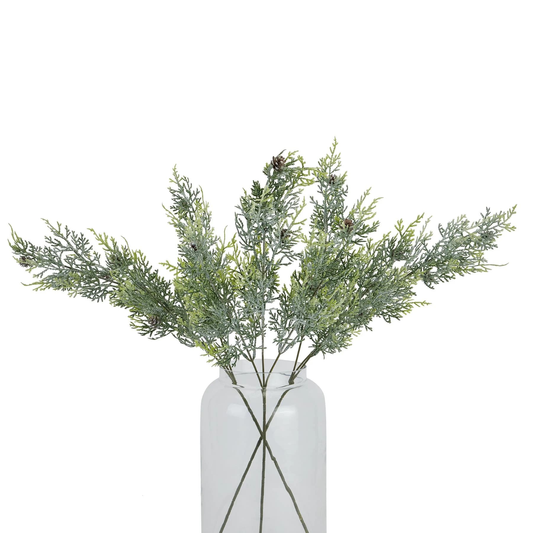 Frosted Pine Tall Stem With Pinecones — Pack of 5 - Artificial plants & flowers, photo 4 of 4