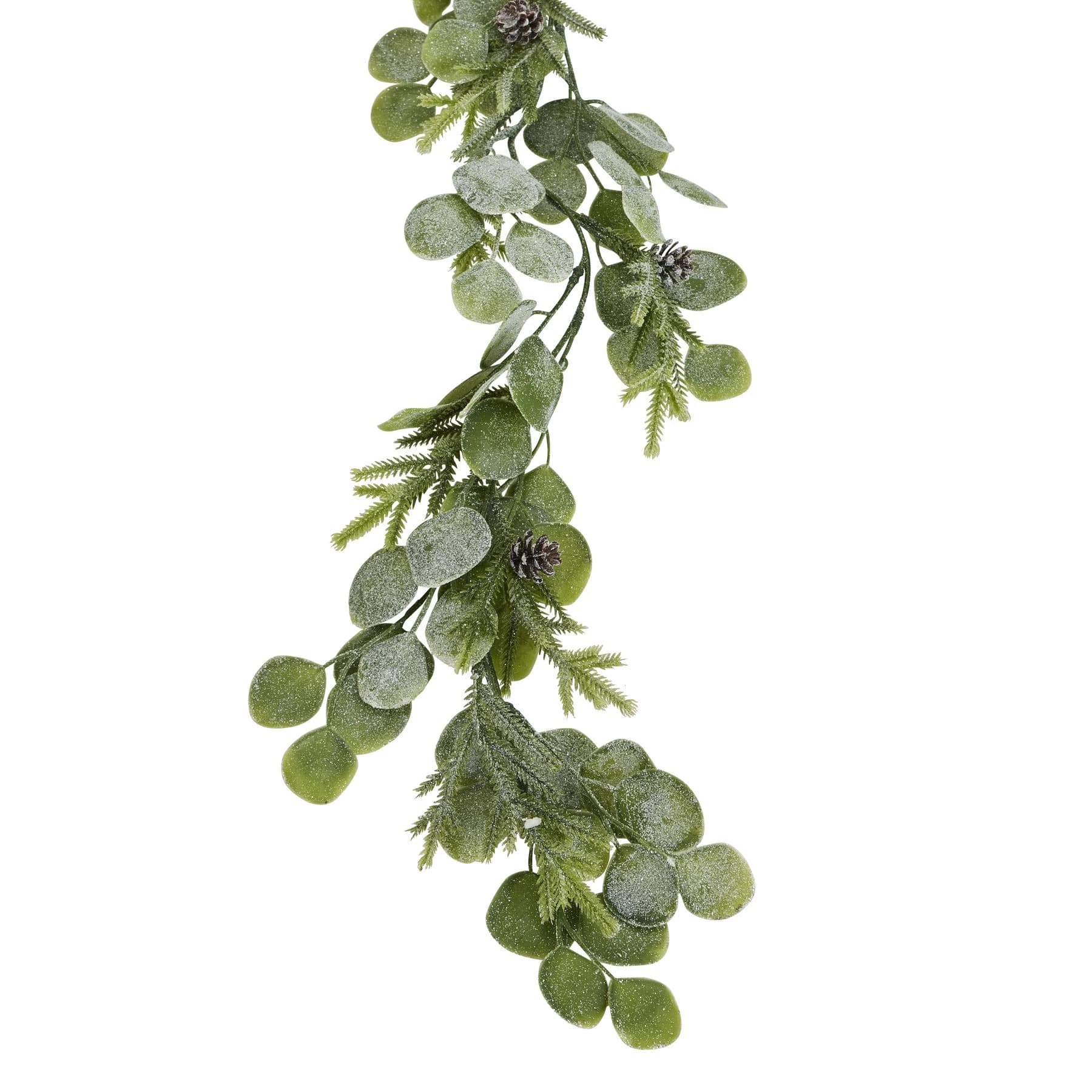 Frosted Pine And Eucalyptus Garland — Pack of 3 - Artificial plants & flowers, photo 2 of 5