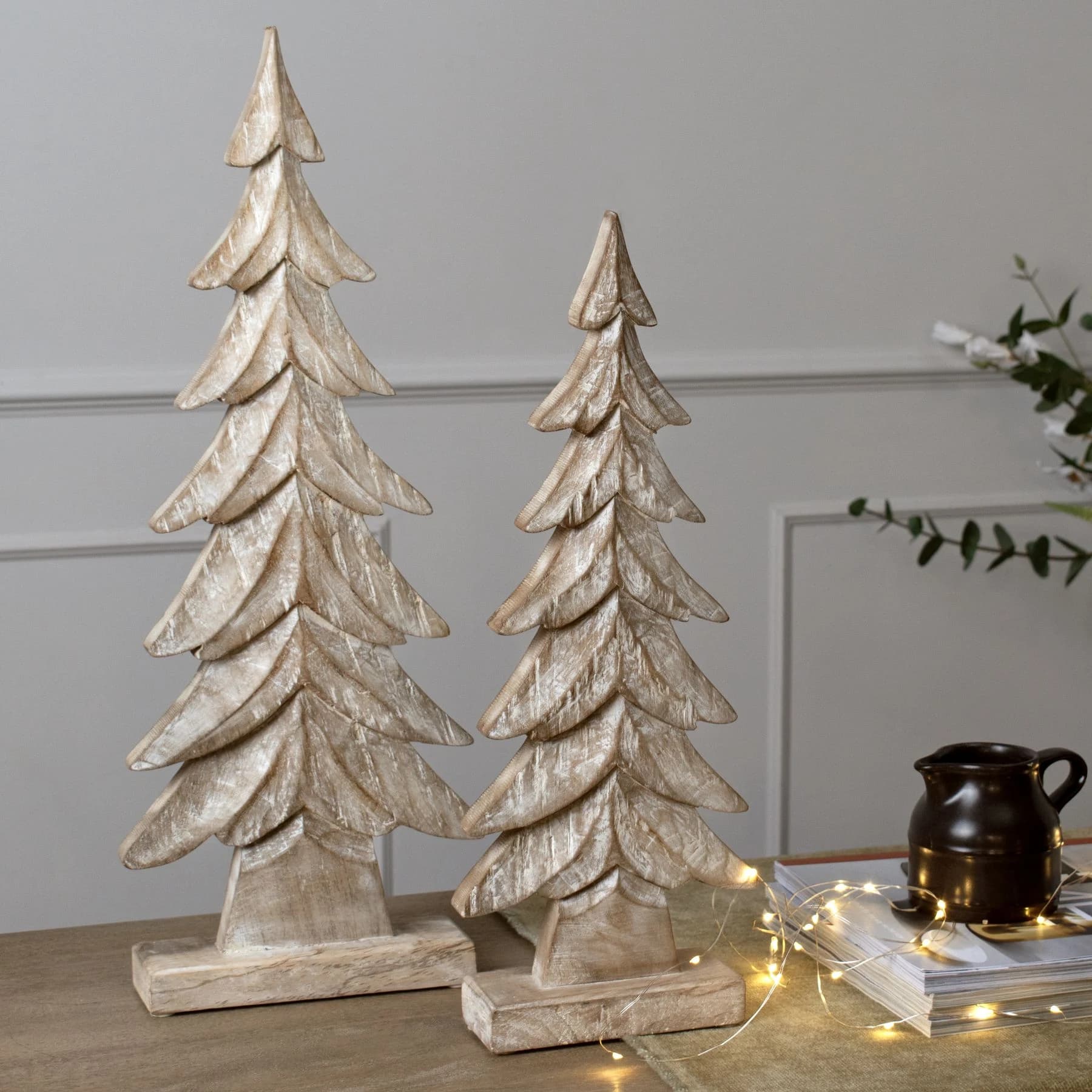 Carved Wood Christmas Tree - Decorative, photo 4 of 4