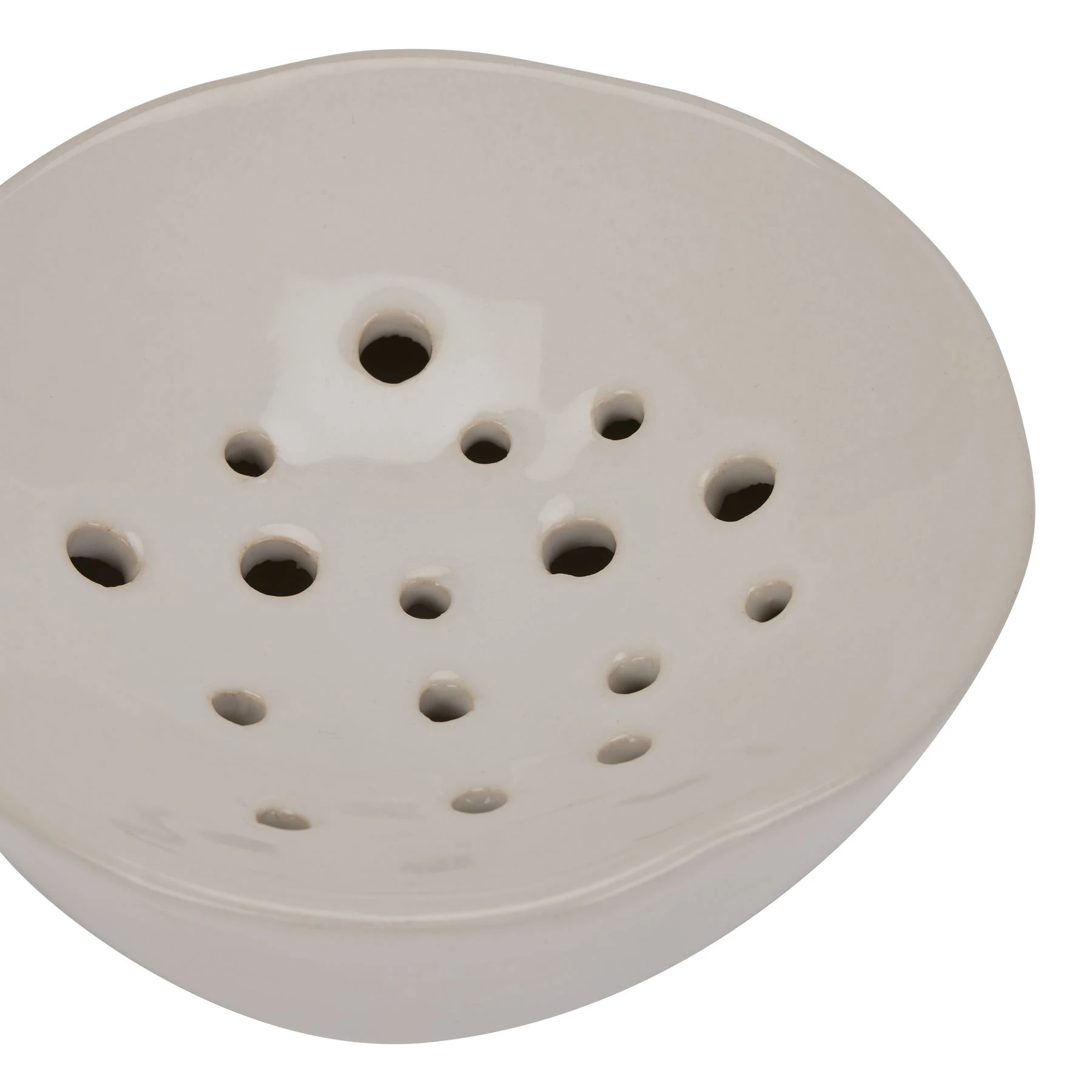 Off White Ceramic Flower Frog - Vases, photo 4 of 6