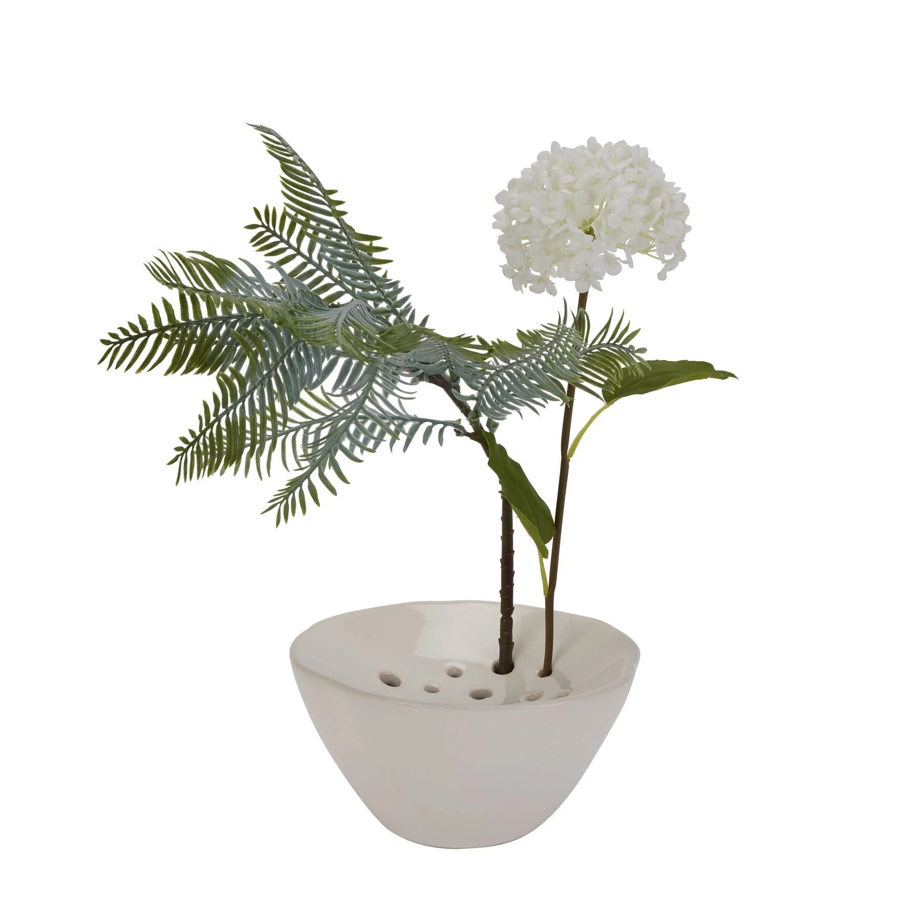 Off White Ceramic Flower Frog - Vases, photo 5 of 6
