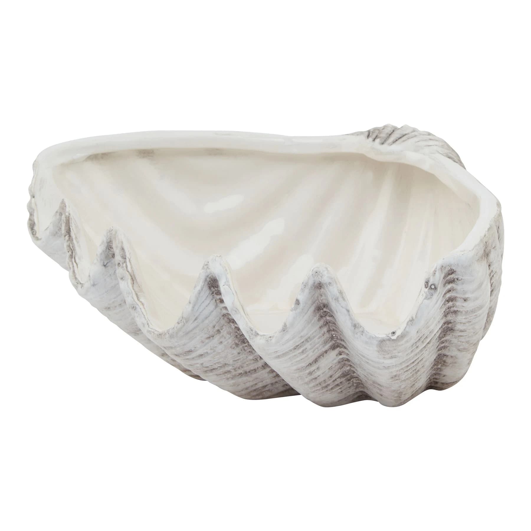 Siren Medium Ceramic Shell Bowl - Vases, photo 2 of 5