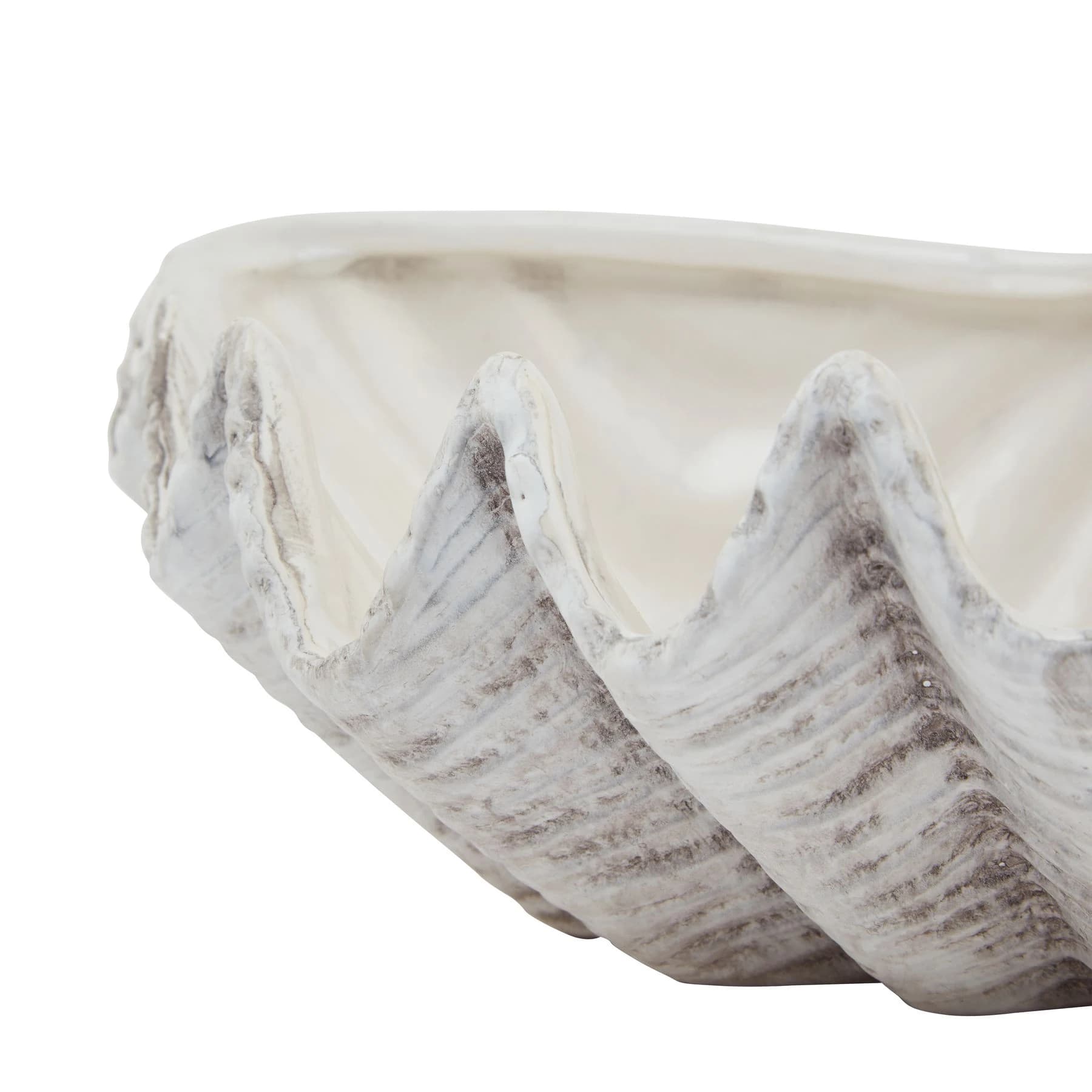 Siren Medium Ceramic Shell Bowl - Vases, photo 3 of 5