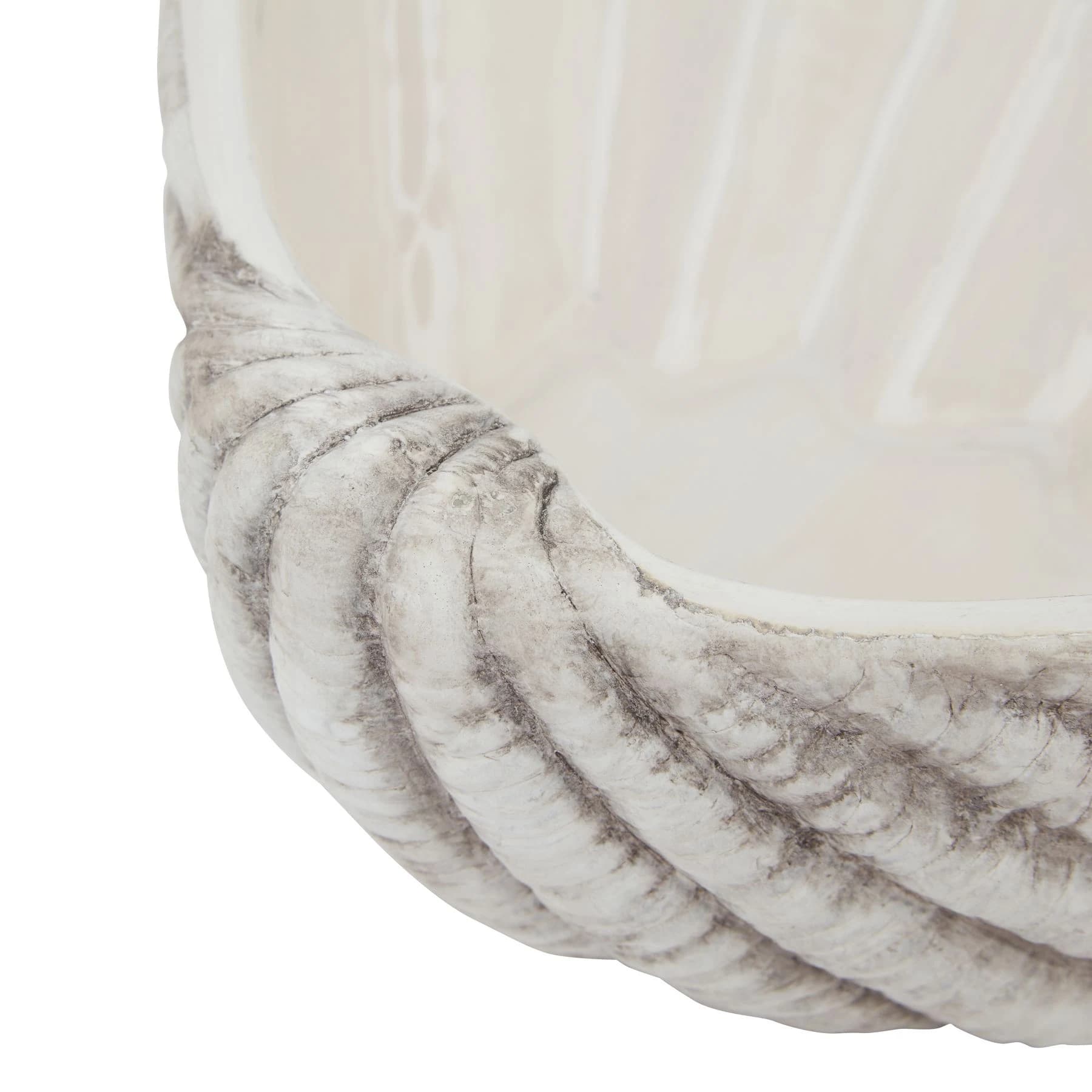 Siren Medium Ceramic Shell Bowl - Vases, photo 4 of 5