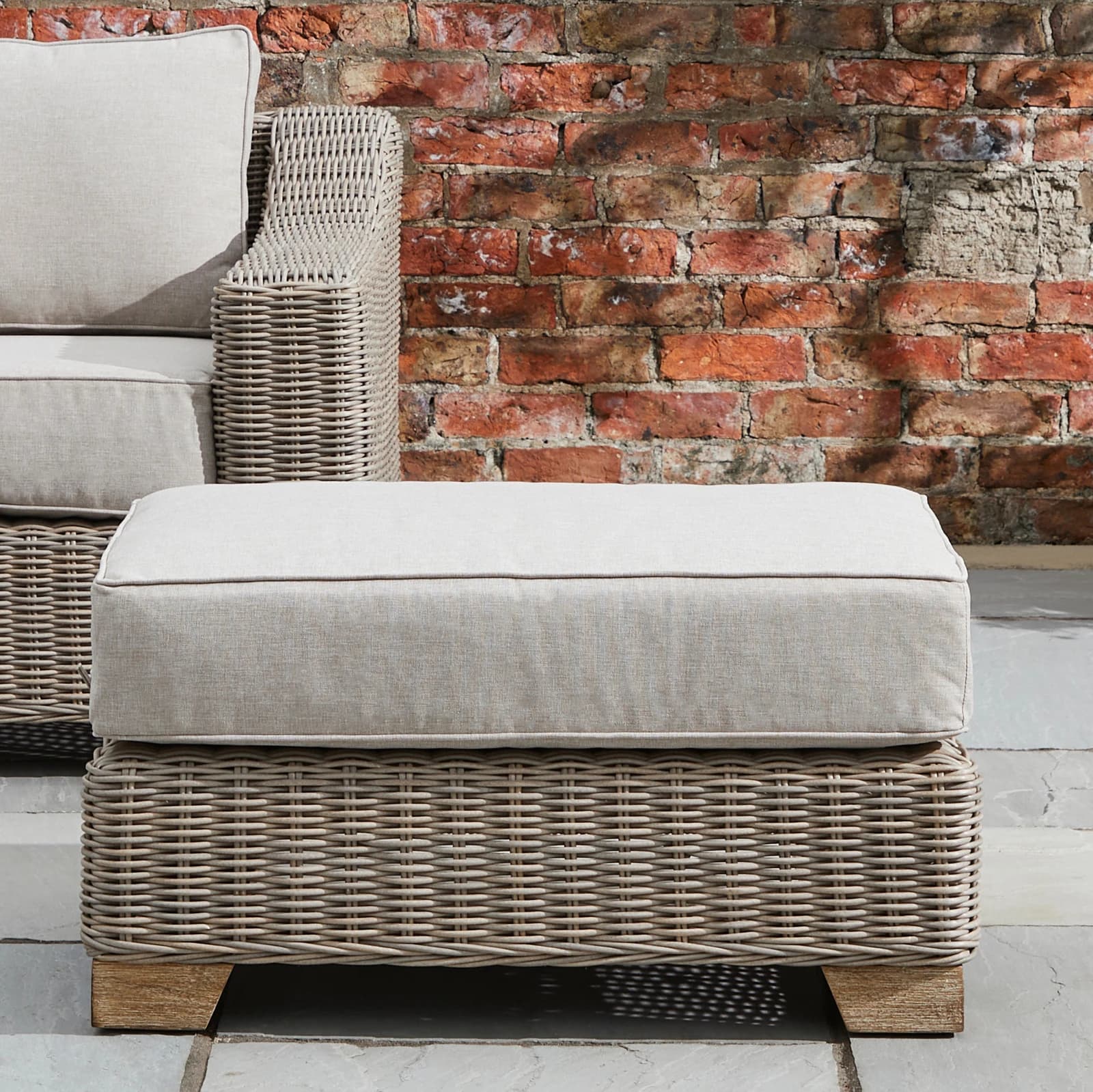 Capri Collection Outdoor Foot Stool - Outdoor, photo 2 of 6