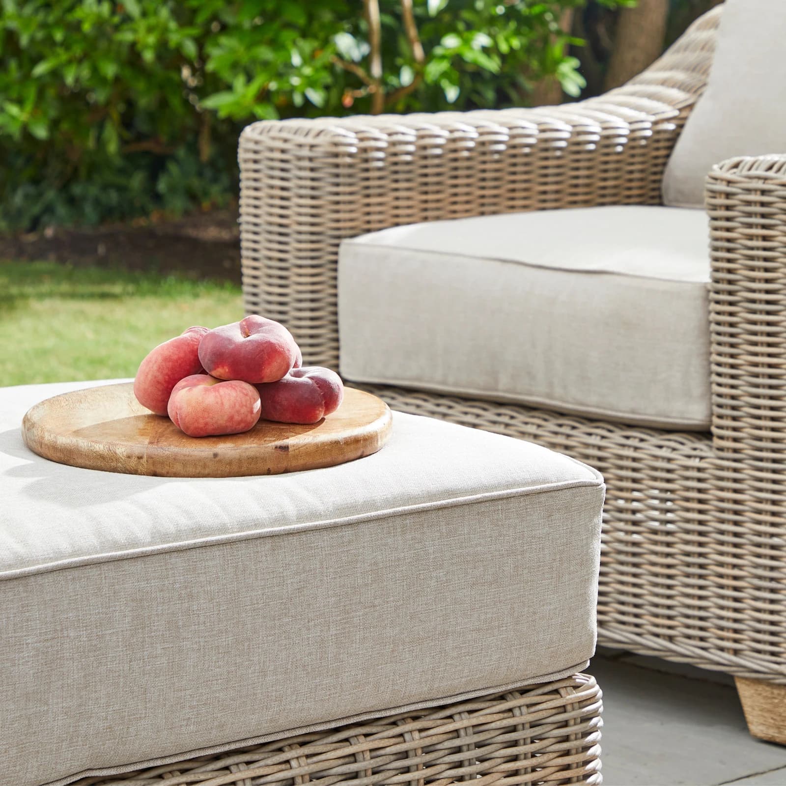 Capri Collection Outdoor Foot Stool - Outdoor, photo 3 of 6