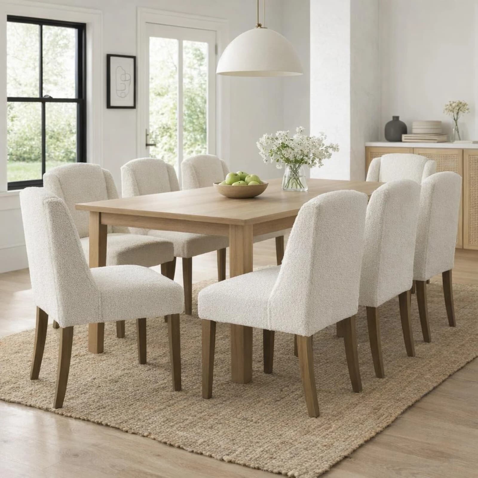 Compton Boucle Dining Chair - Chairs, photo 2 of 6