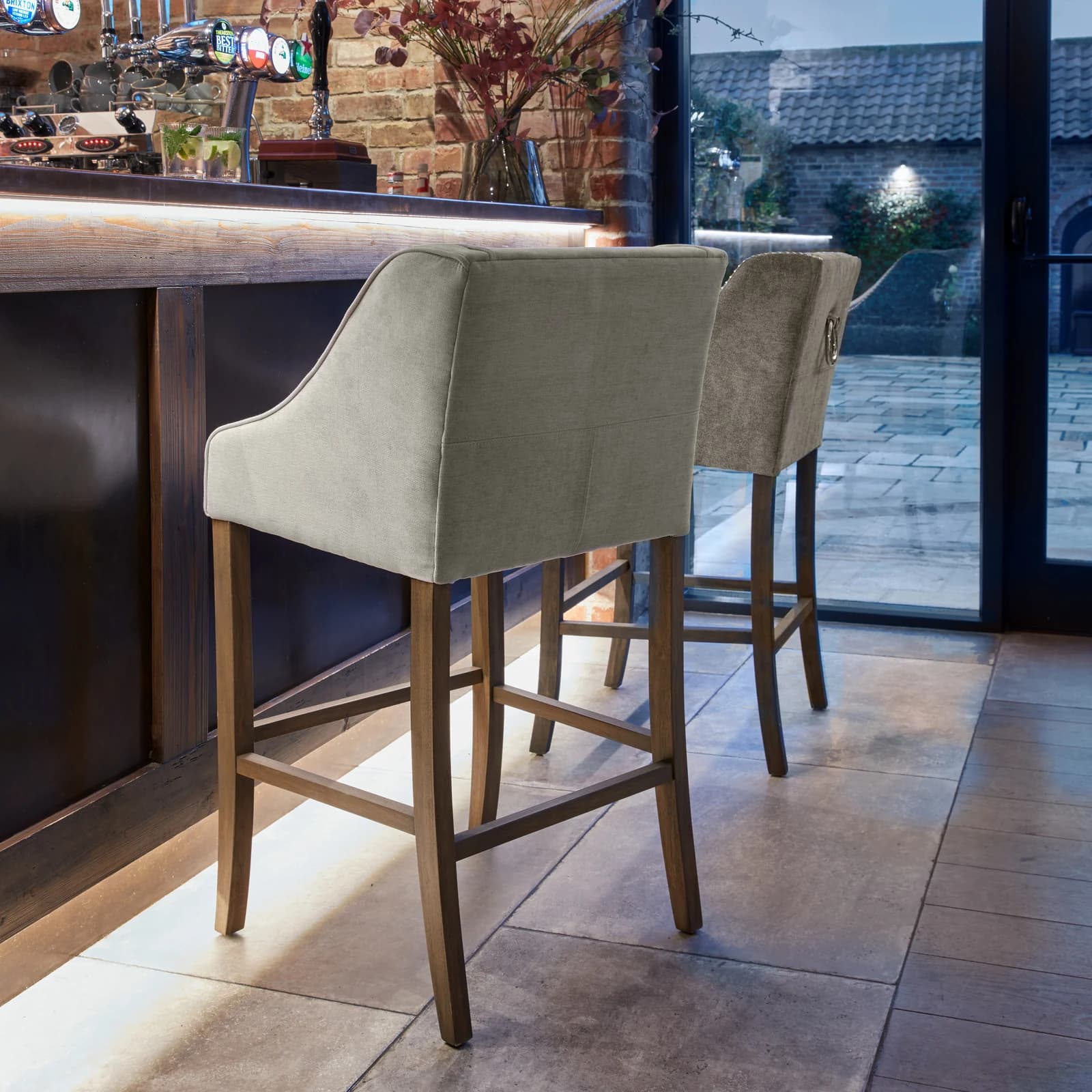Epsom Grey Bar Stool - Stools & bar stools, photo 3 of 6