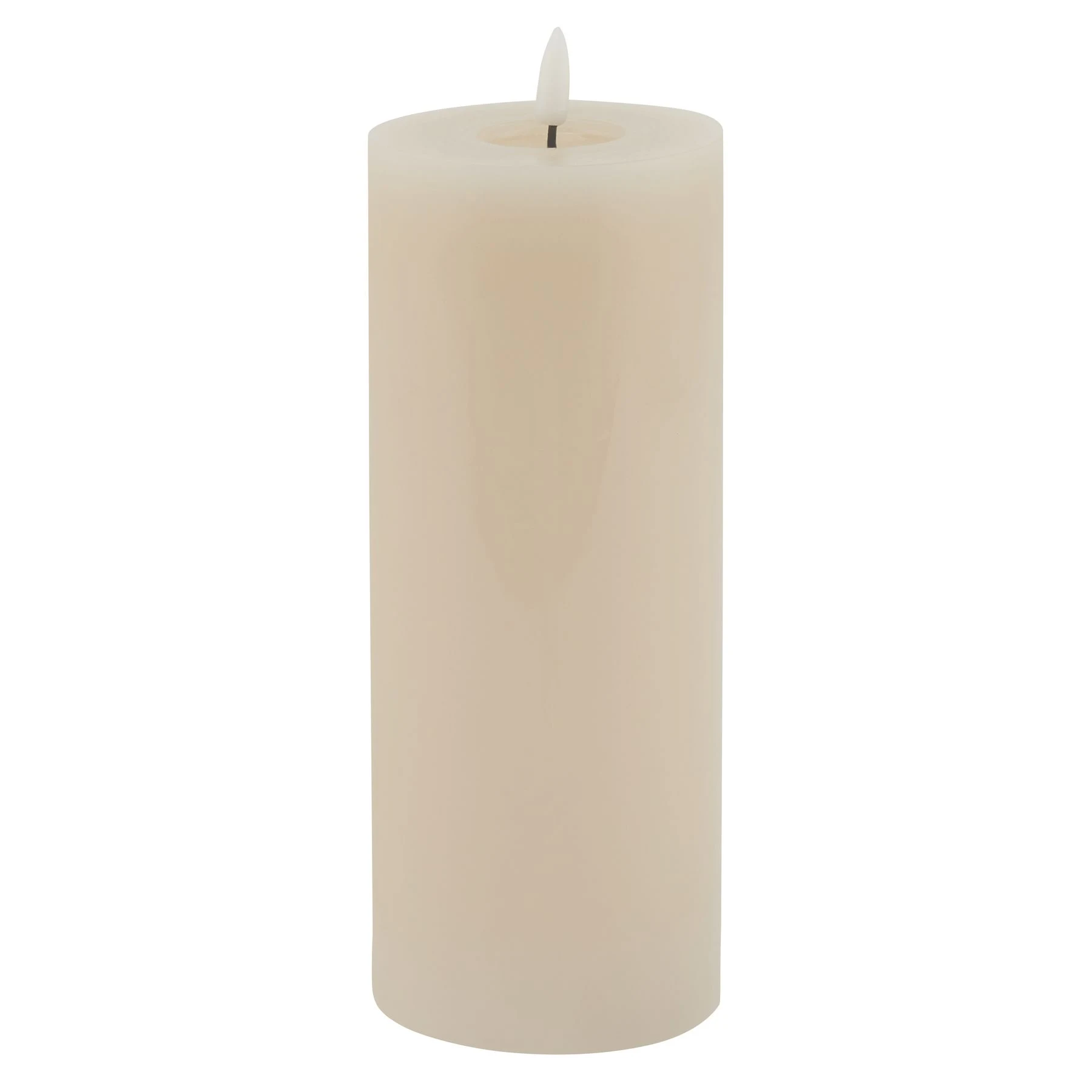 Luxe Collection Melt Effect 3.5x9 Taupe LED Wax Candle - Candles, photo 2 of 4
