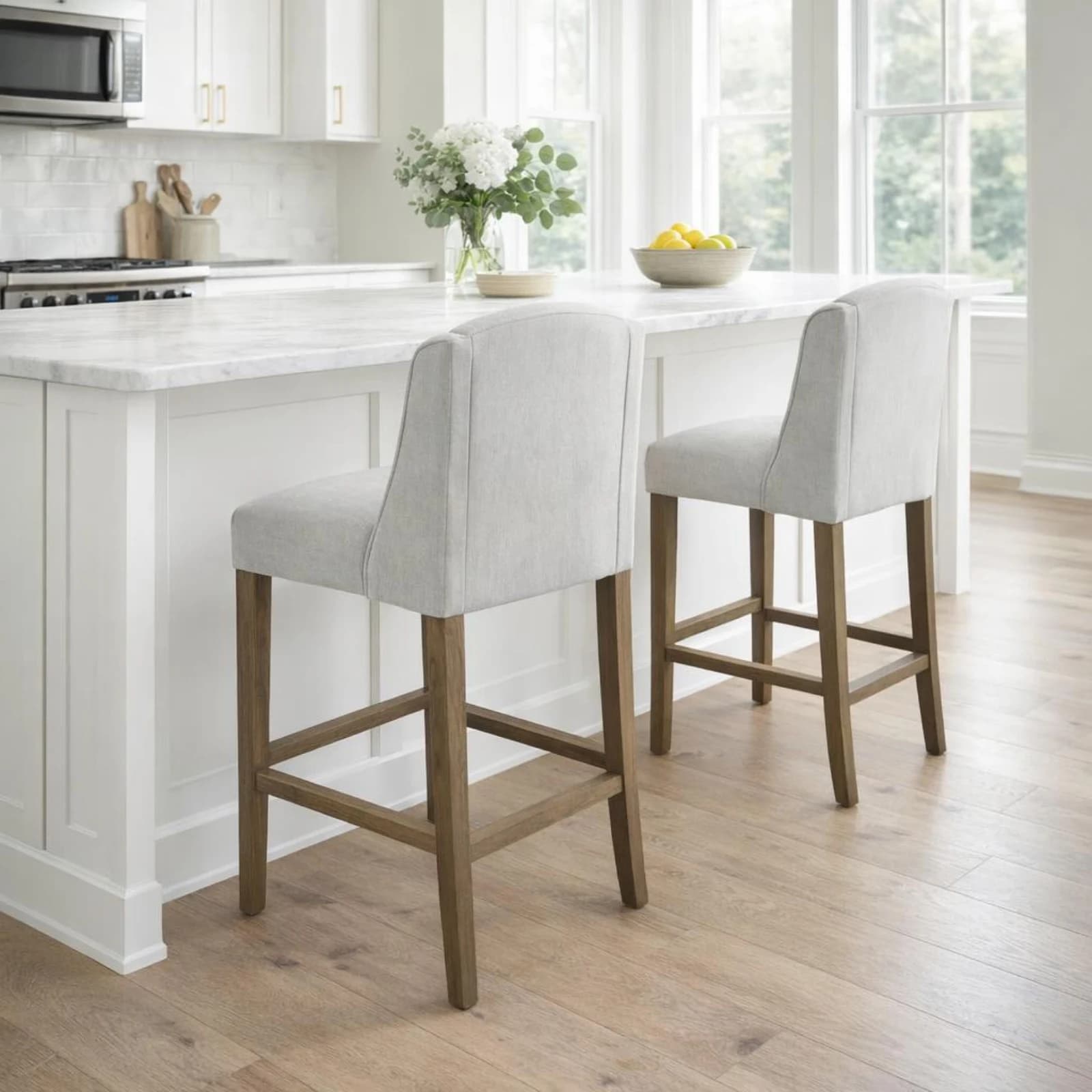 Compton Grey Bar Stool - Stools & bar stools, photo 2 of 6