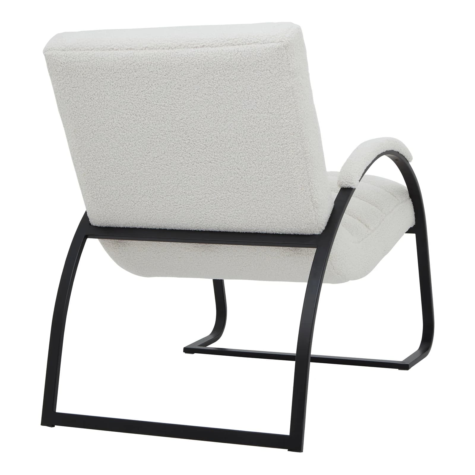 Boucle Ribbed Ark Chair - Chairs, photo 6 of 7