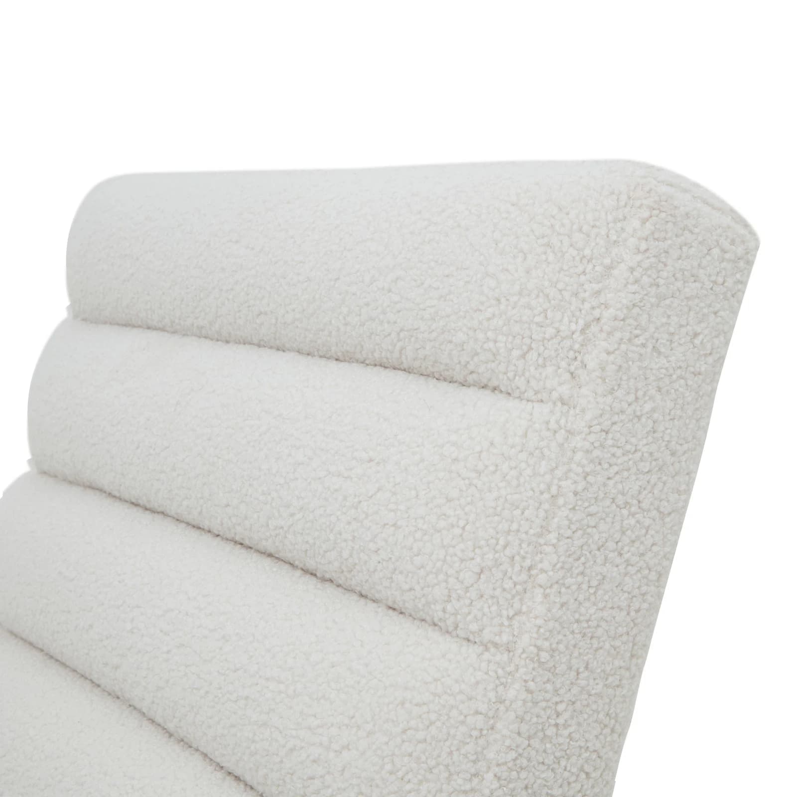 Boucle Ribbed Ark Chair - Chairs, photo 7 of 7