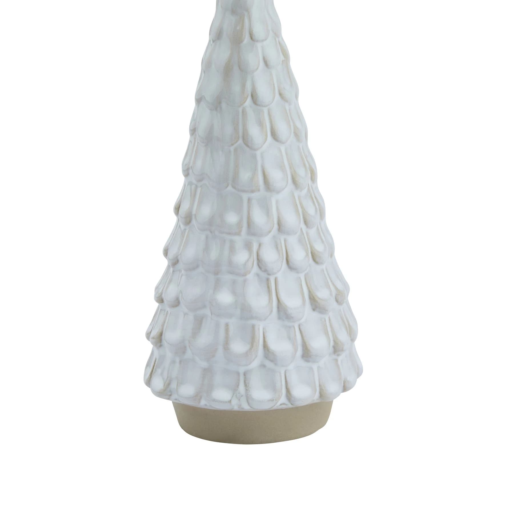 Snowy Ceramic Spruce Tree - Decorative, photo 3 of 3
