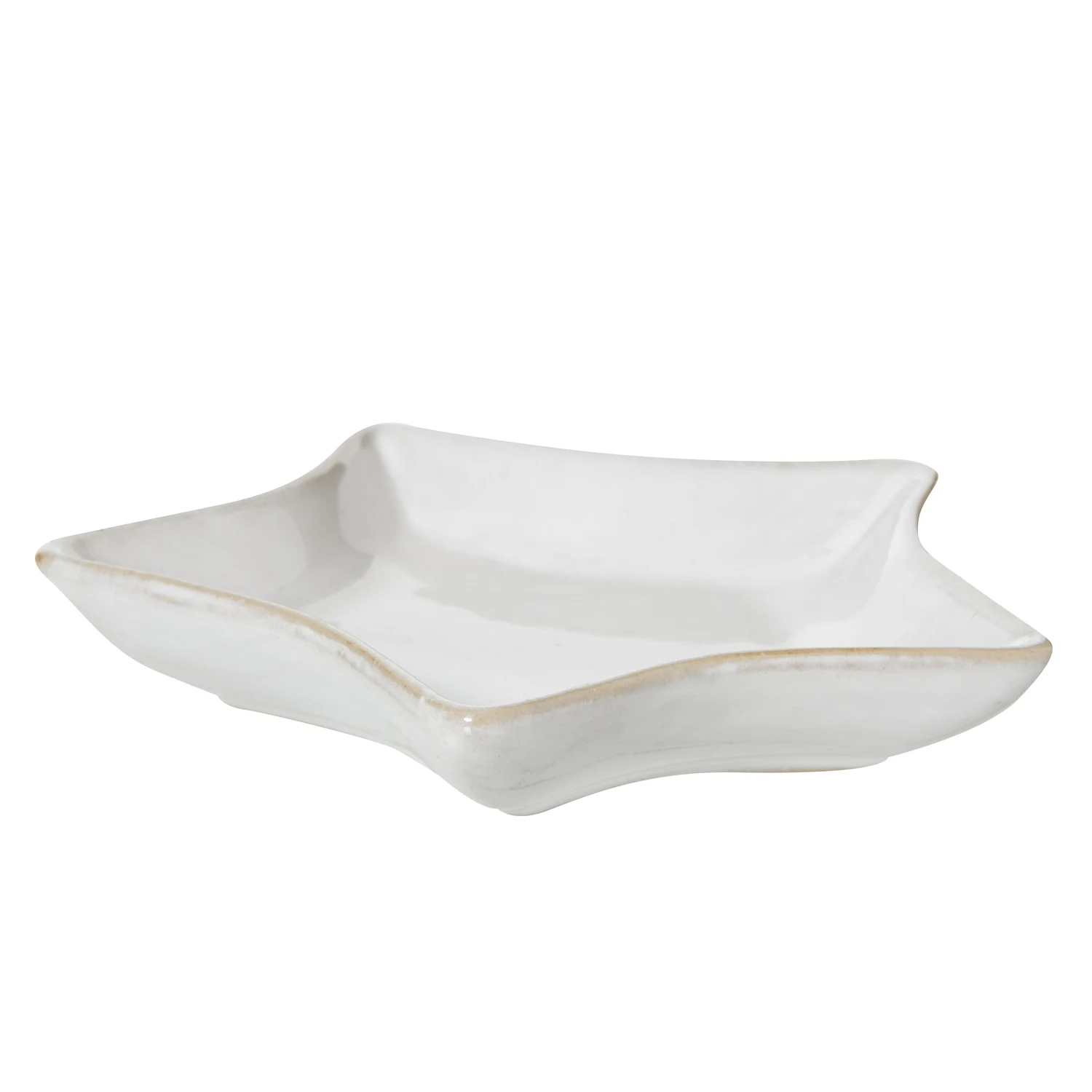 Small White Ceramic Star Dish - Sculptures & ornaments, photo 2 of 3