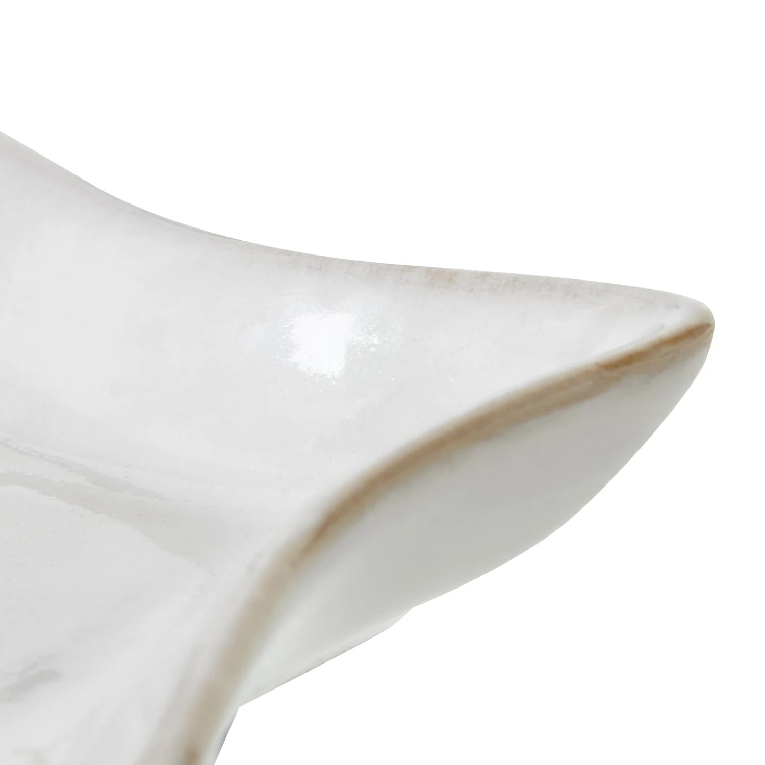Small White Ceramic Star Dish - Sculptures & ornaments, photo 3 of 3