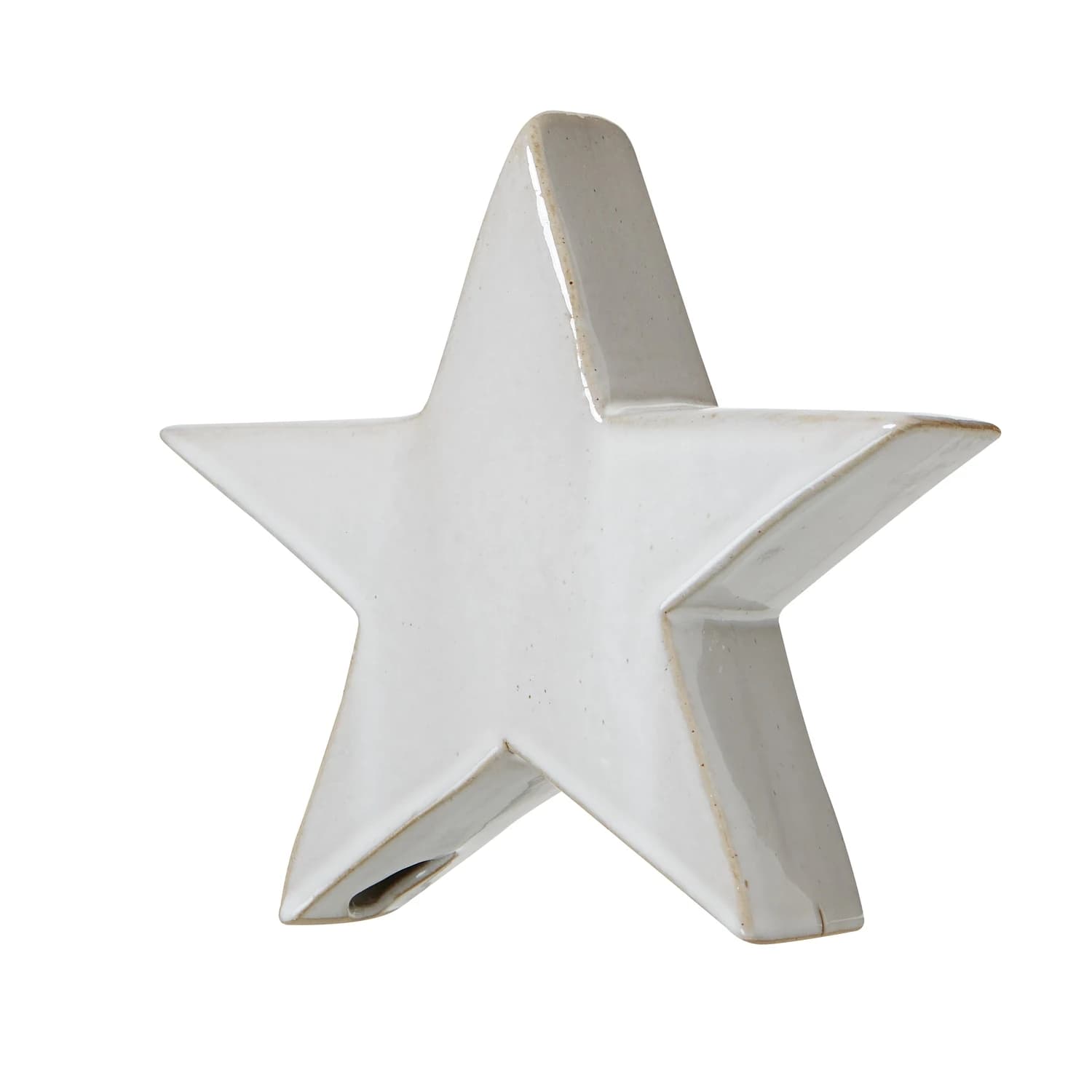 Medium Ceramic Standing Star Decoration - Candles, photo 2 of 4