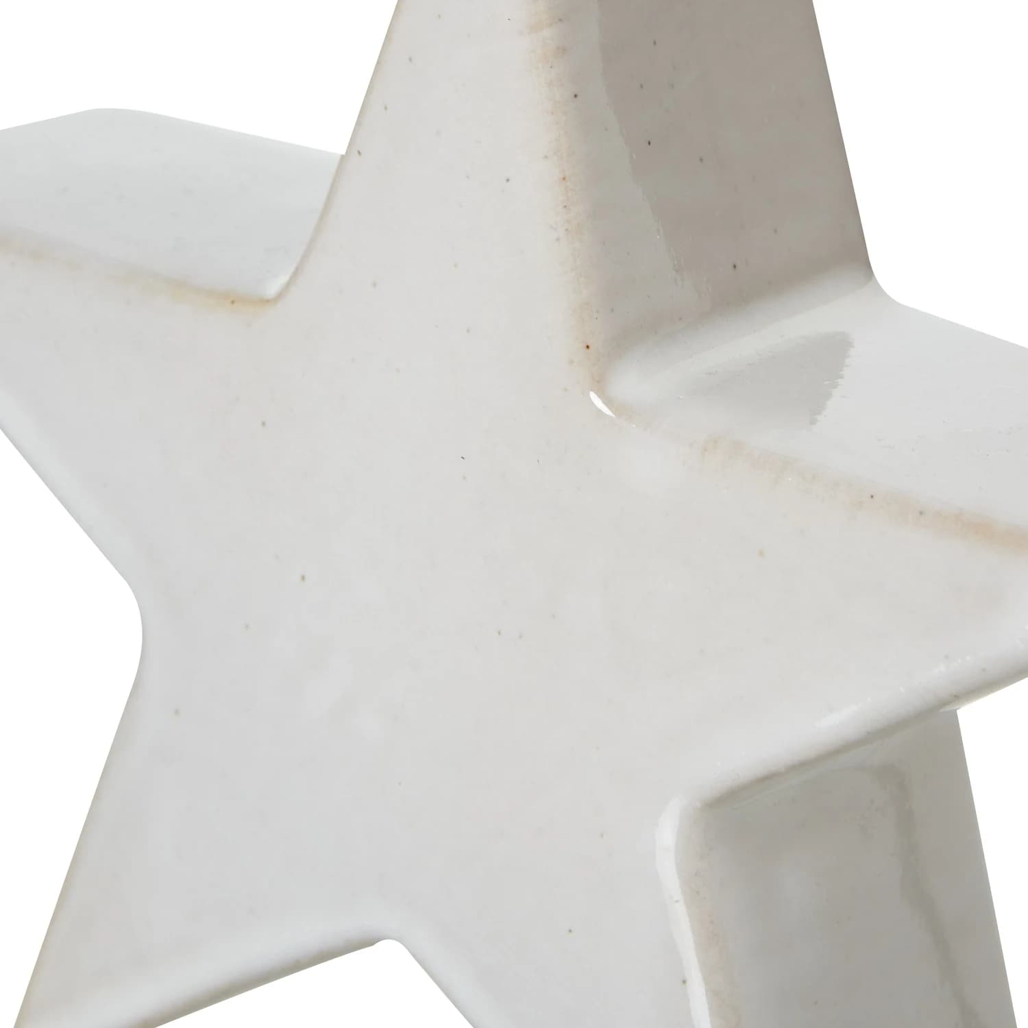 Small Ceramic Standing Star Decoration - Candles, photo 3 of 5